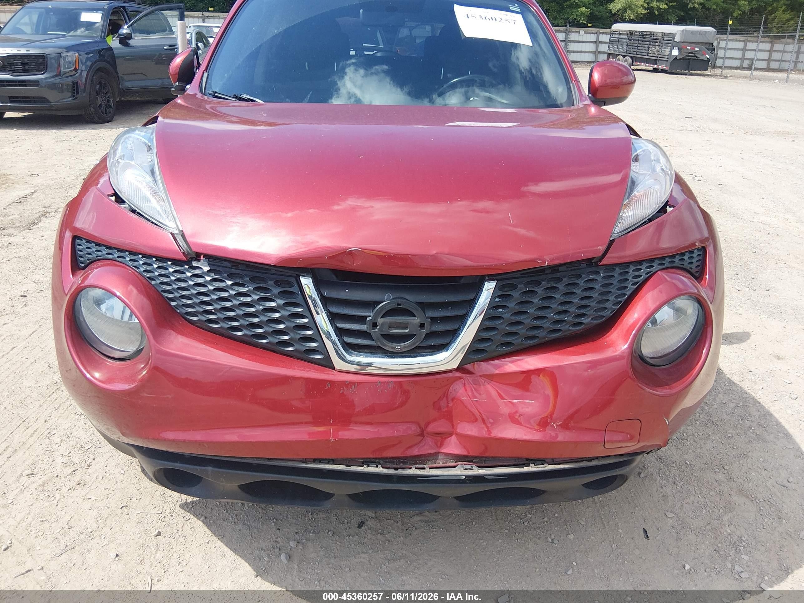 2013 Nissan Juke Sv Red vin: JN8AF5MR5DT223748
