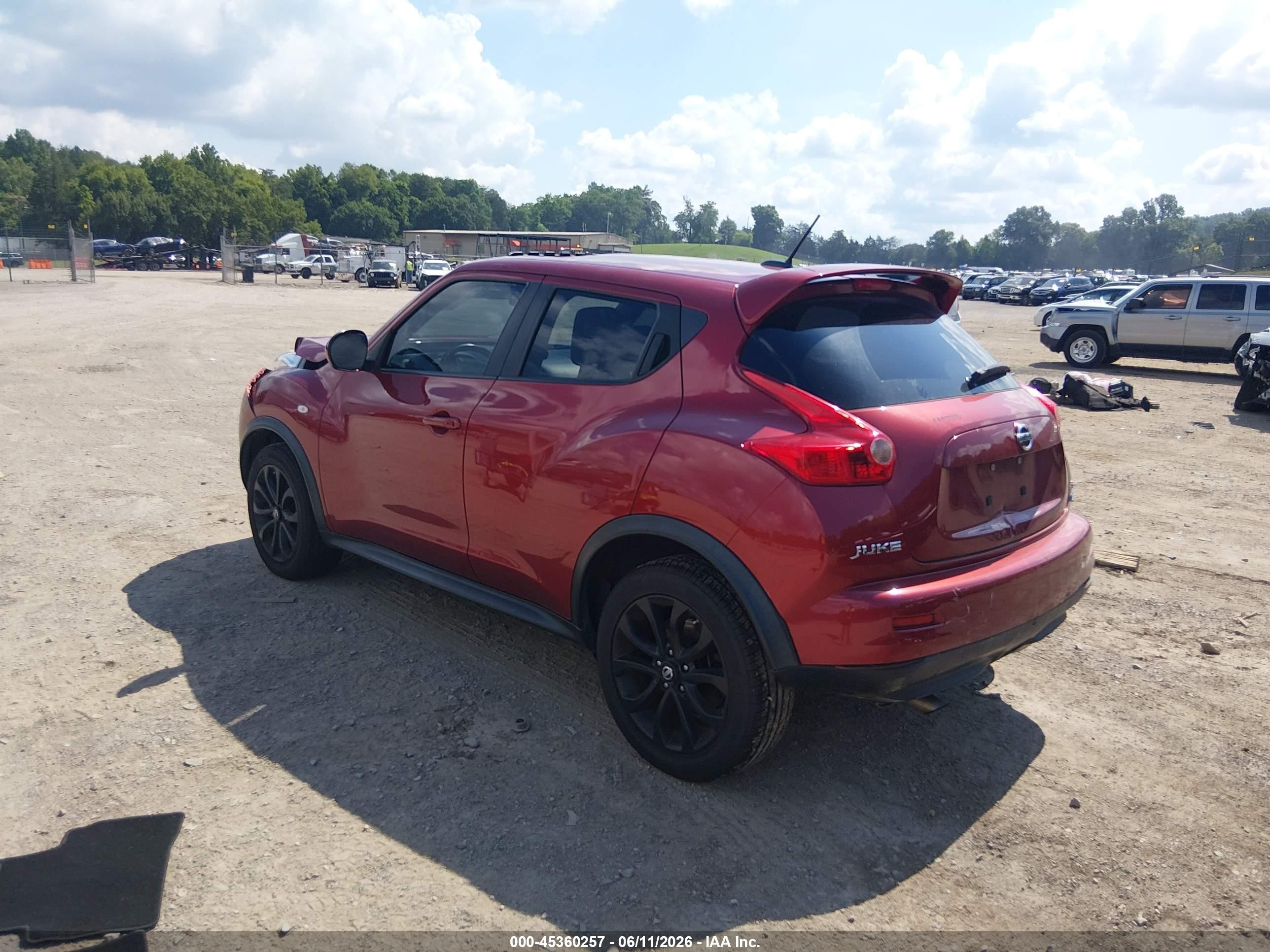 2013 Nissan Juke Sv Red vin: JN8AF5MR5DT223748