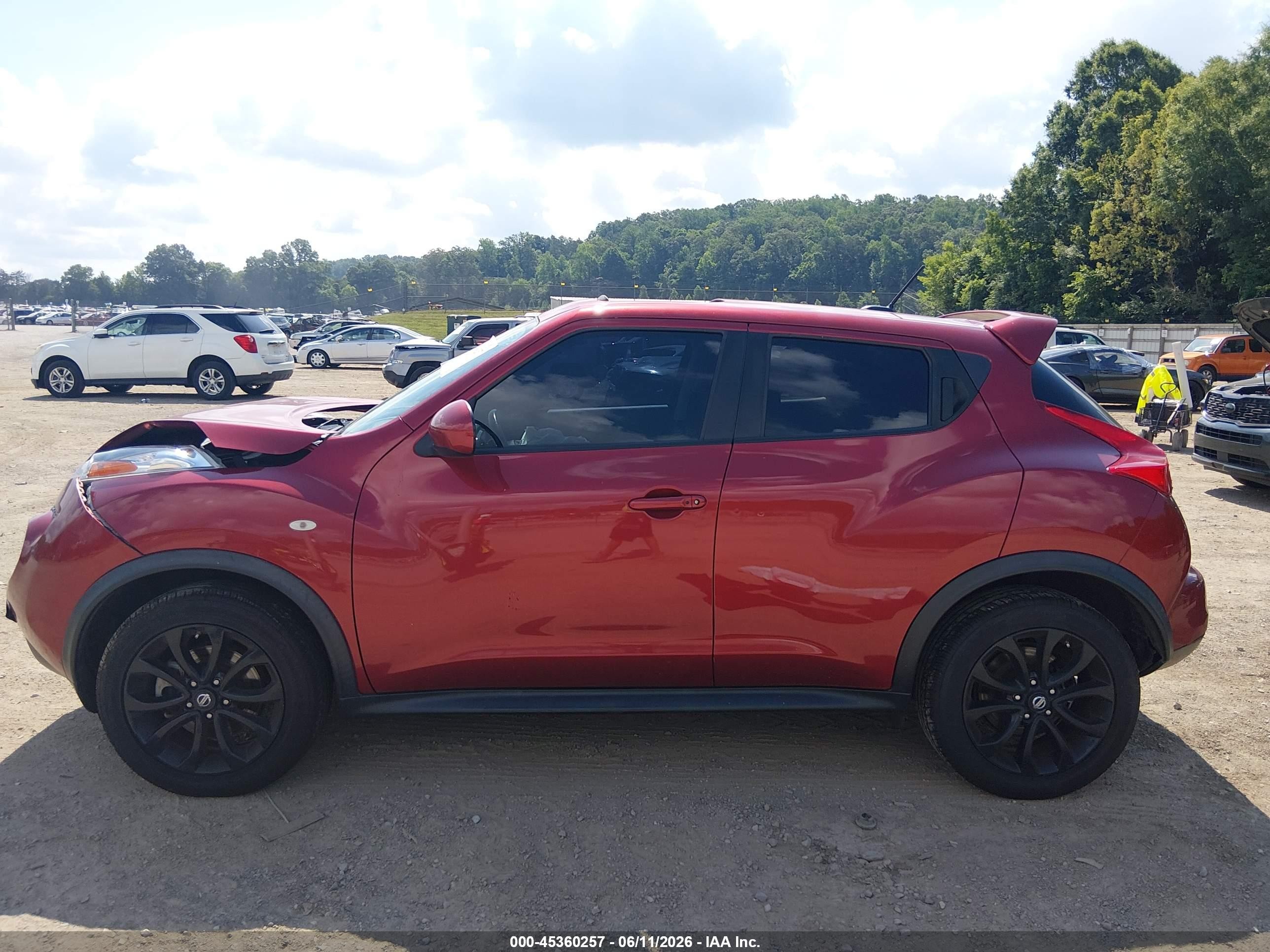 2013 Nissan Juke Sv Red vin: JN8AF5MR5DT223748
