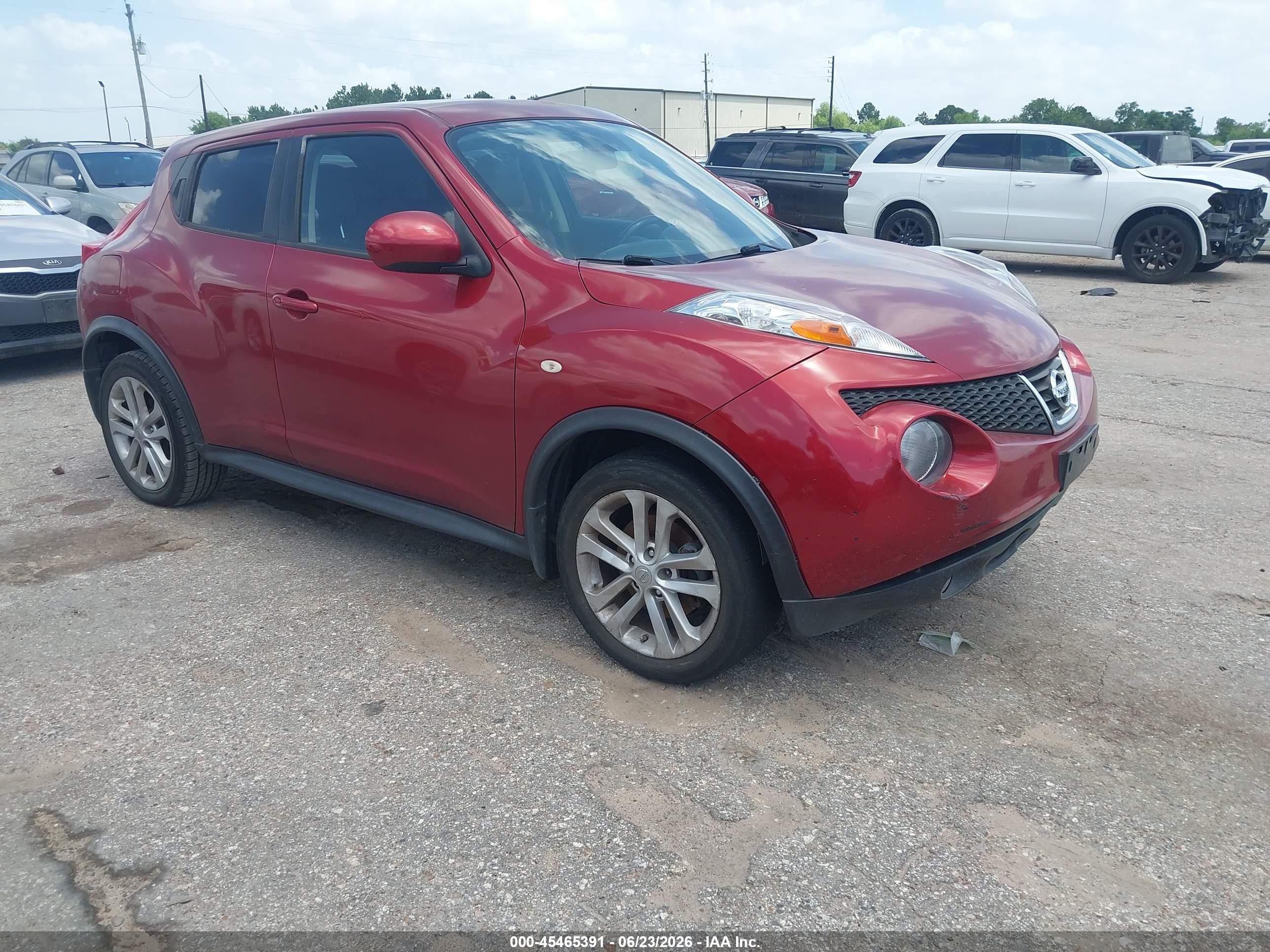 2013 Nissan Juke Sl Maroon vin: JN8AF5MR5DT225516