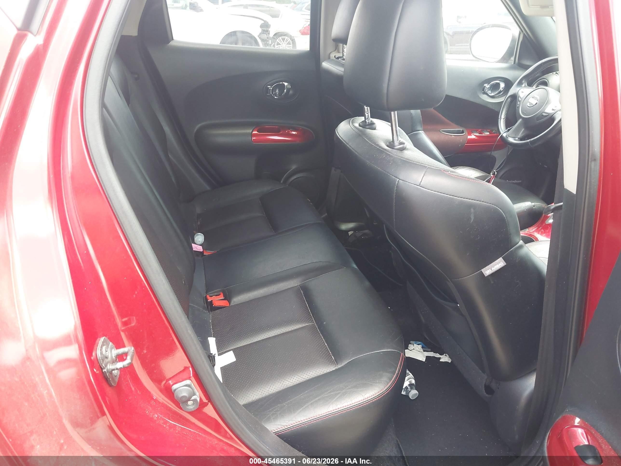2013 Nissan Juke Sl Maroon vin: JN8AF5MR5DT225516