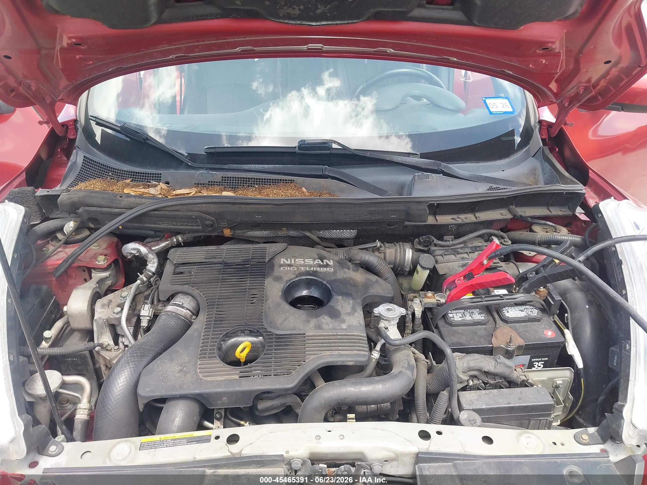 2013 Nissan Juke Sl Maroon vin: JN8AF5MR5DT225516