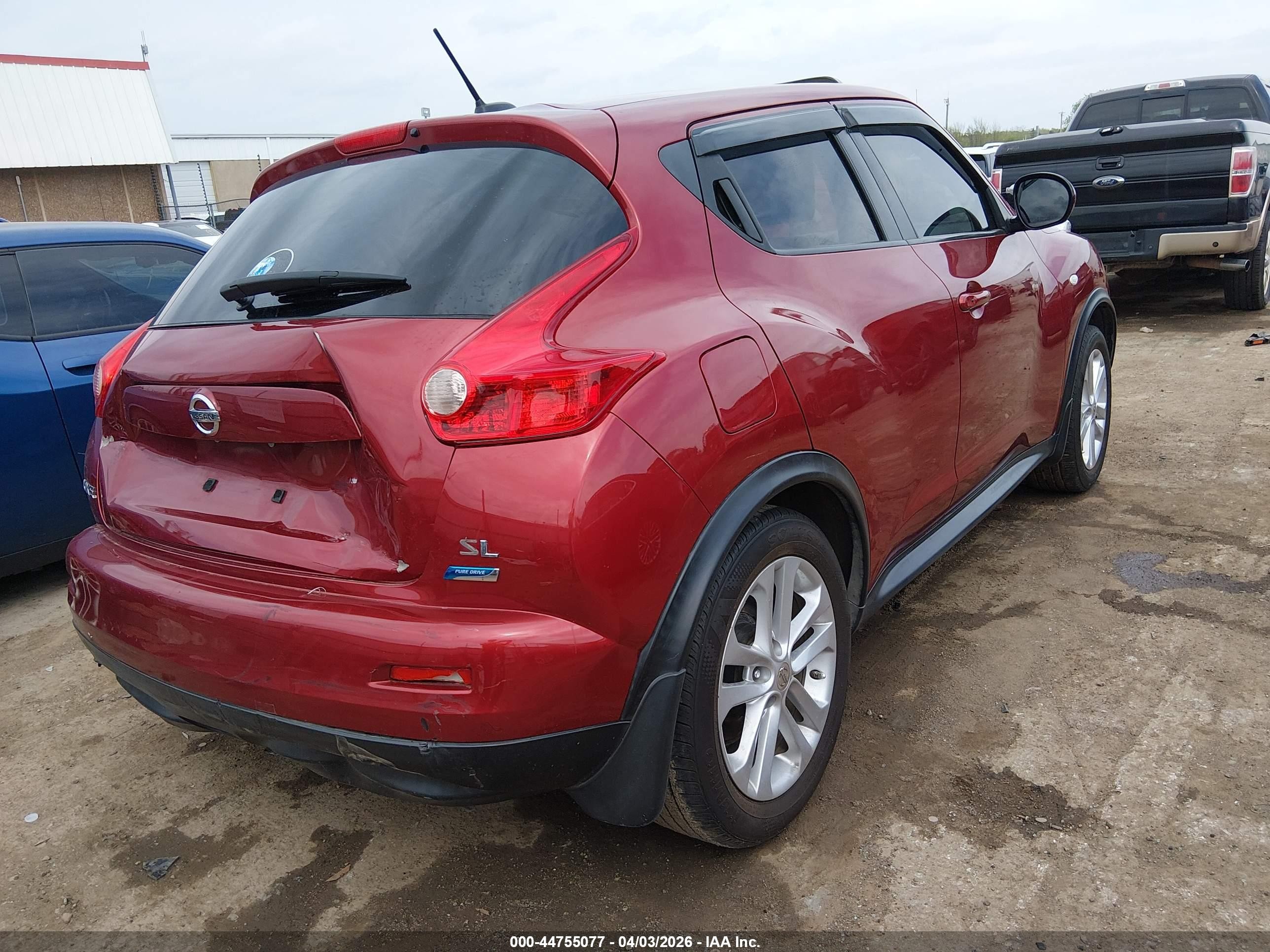 2013 Nissan Juke Sl Red vin: JN8AF5MR5DT225824