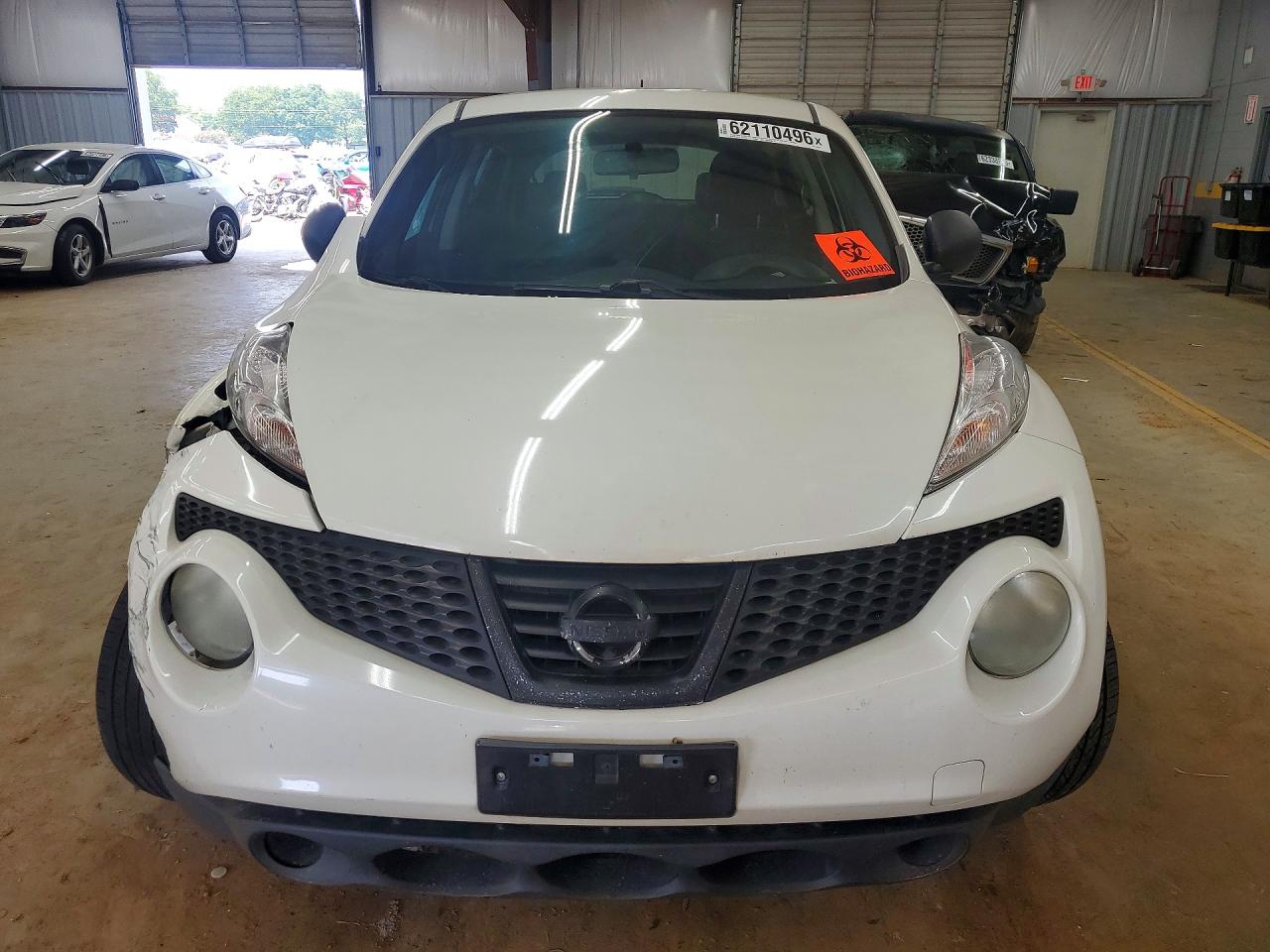 2014 Nissan Juke S White vin: JN8AF5MR5ET360108