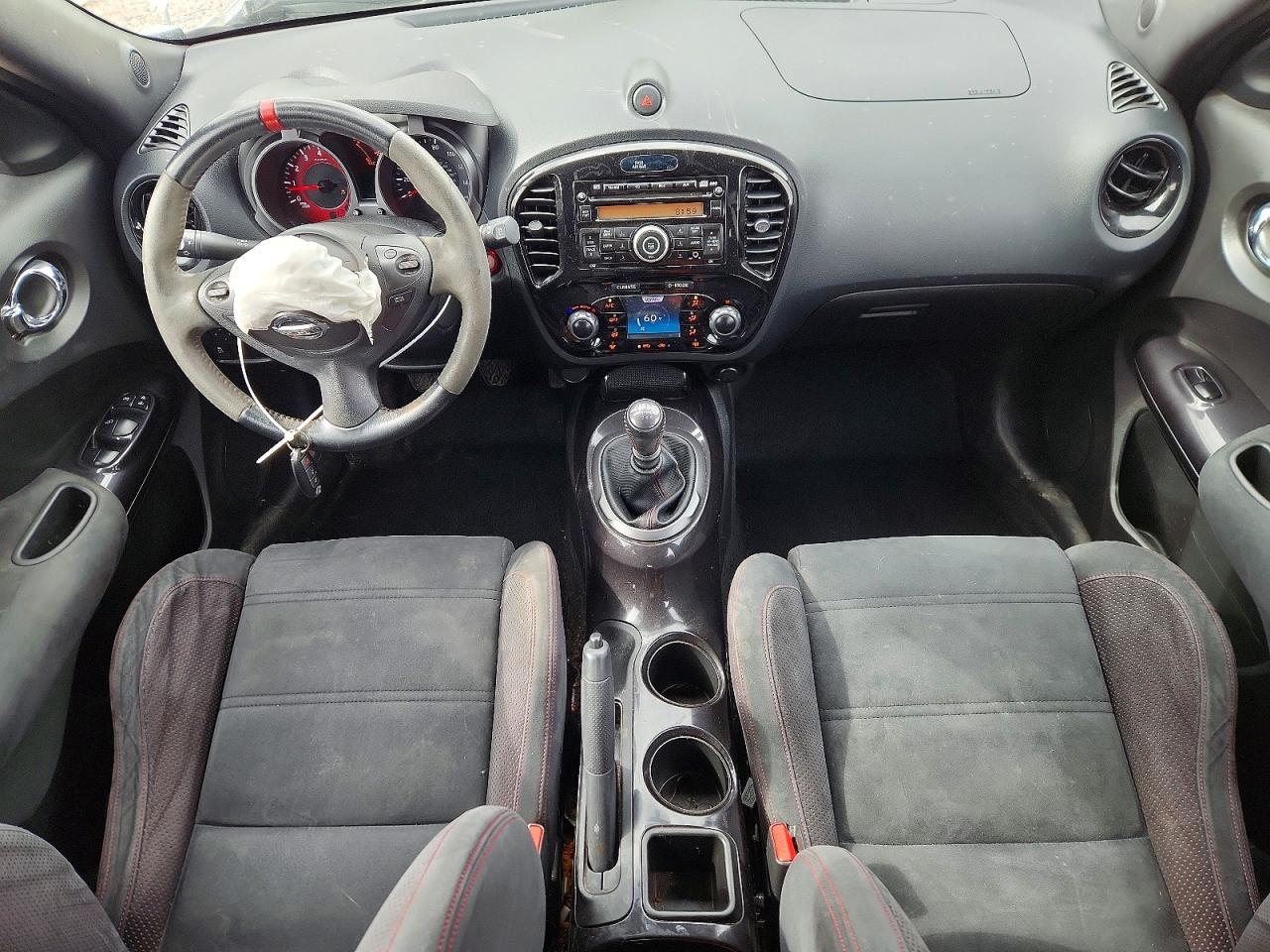 2014 Nissan Juke S White vin: JN8AF5MR5ET362442