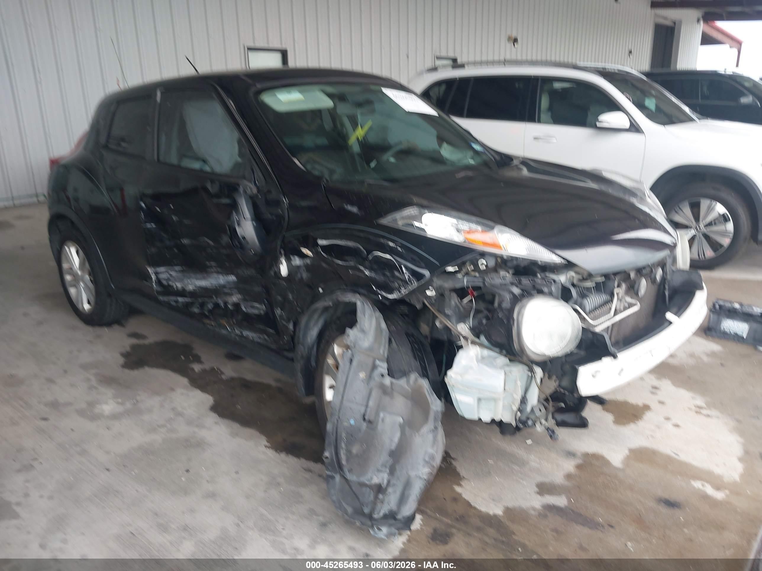 2014 Nissan Juke Sl Черный vin: JN8AF5MR5ET451993