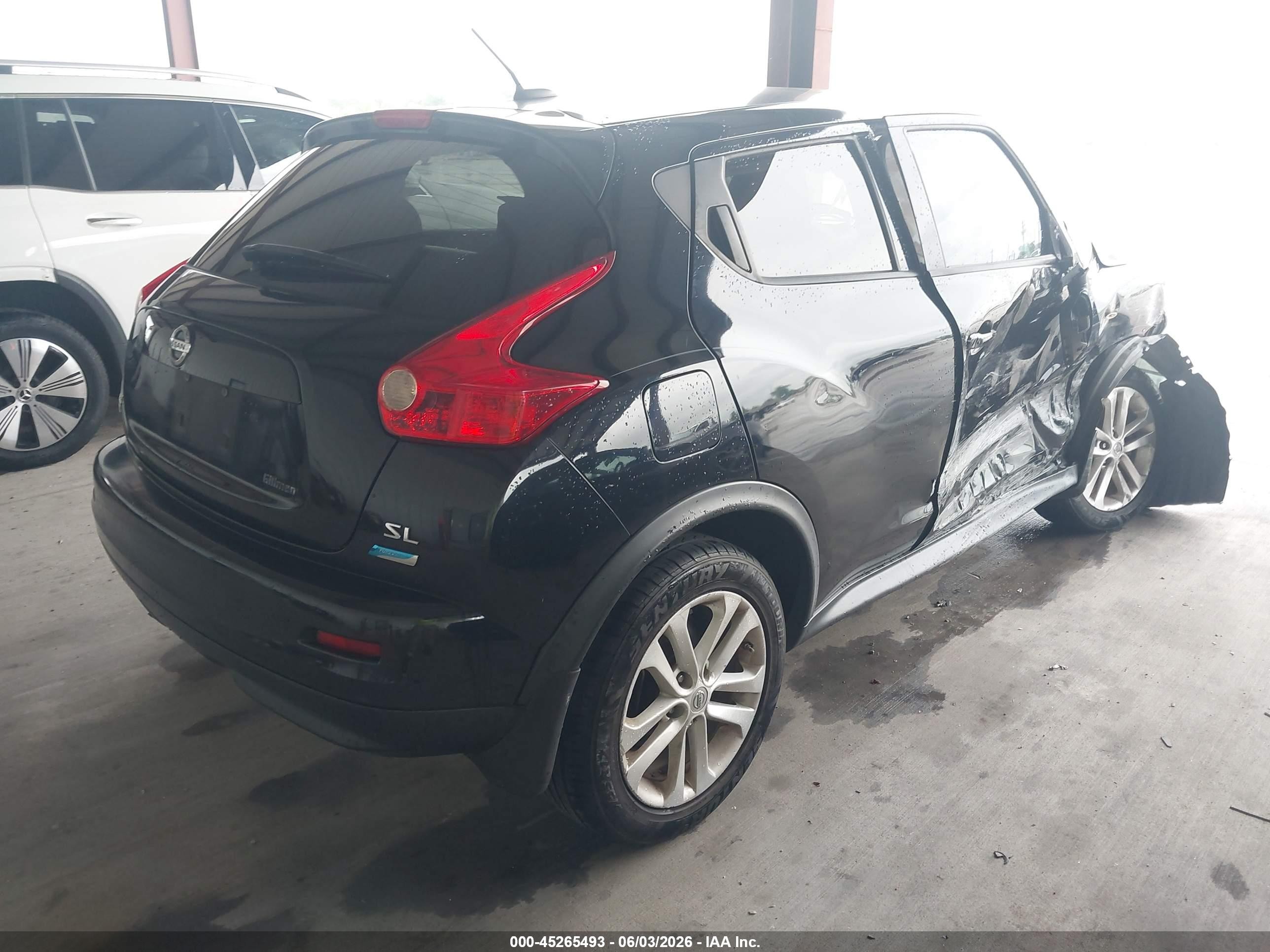 2014 Nissan Juke Sl Черный vin: JN8AF5MR5ET451993