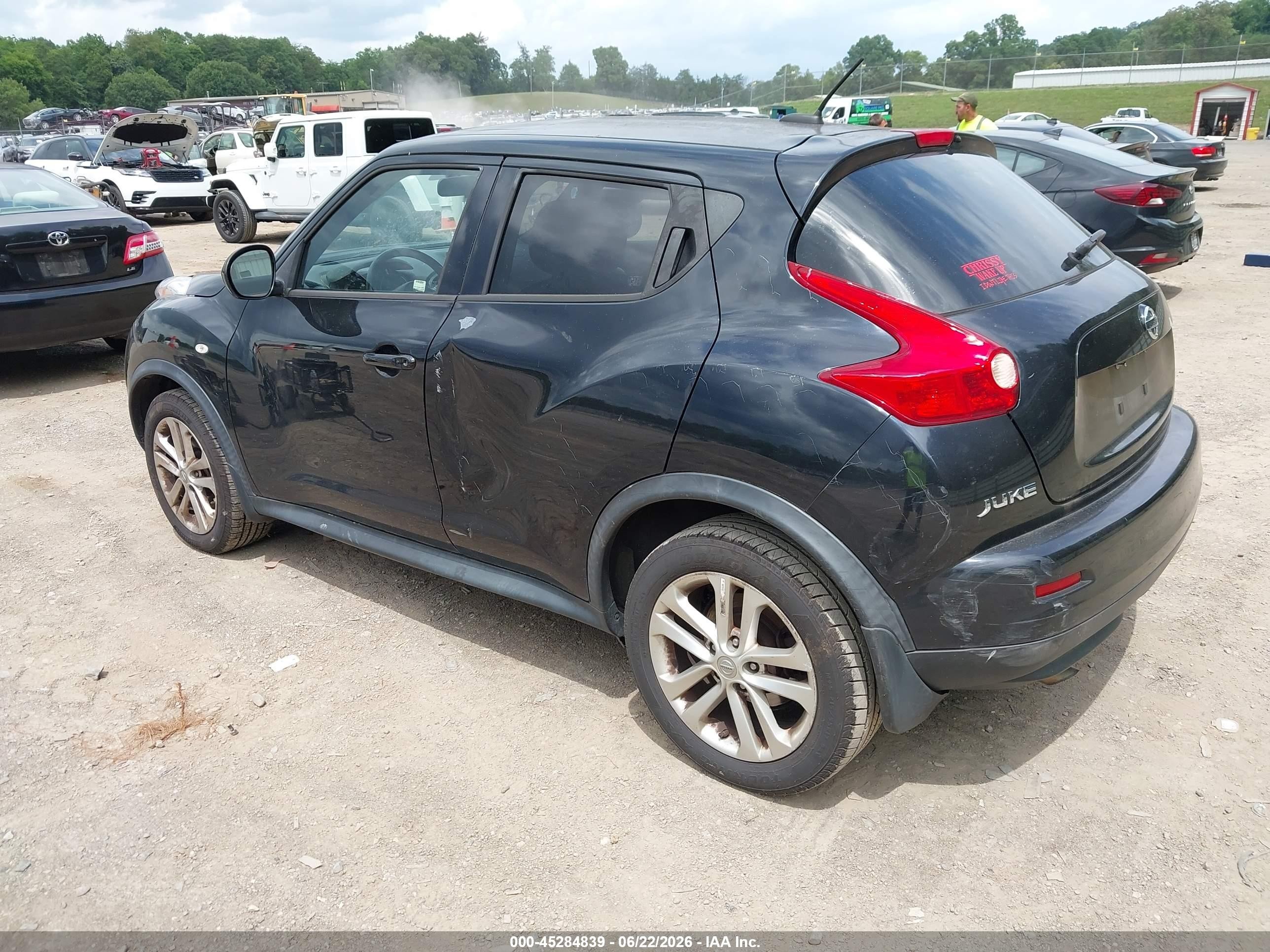 2014 Nissan Juke Sl Черный vin: JN8AF5MR5ET453520
