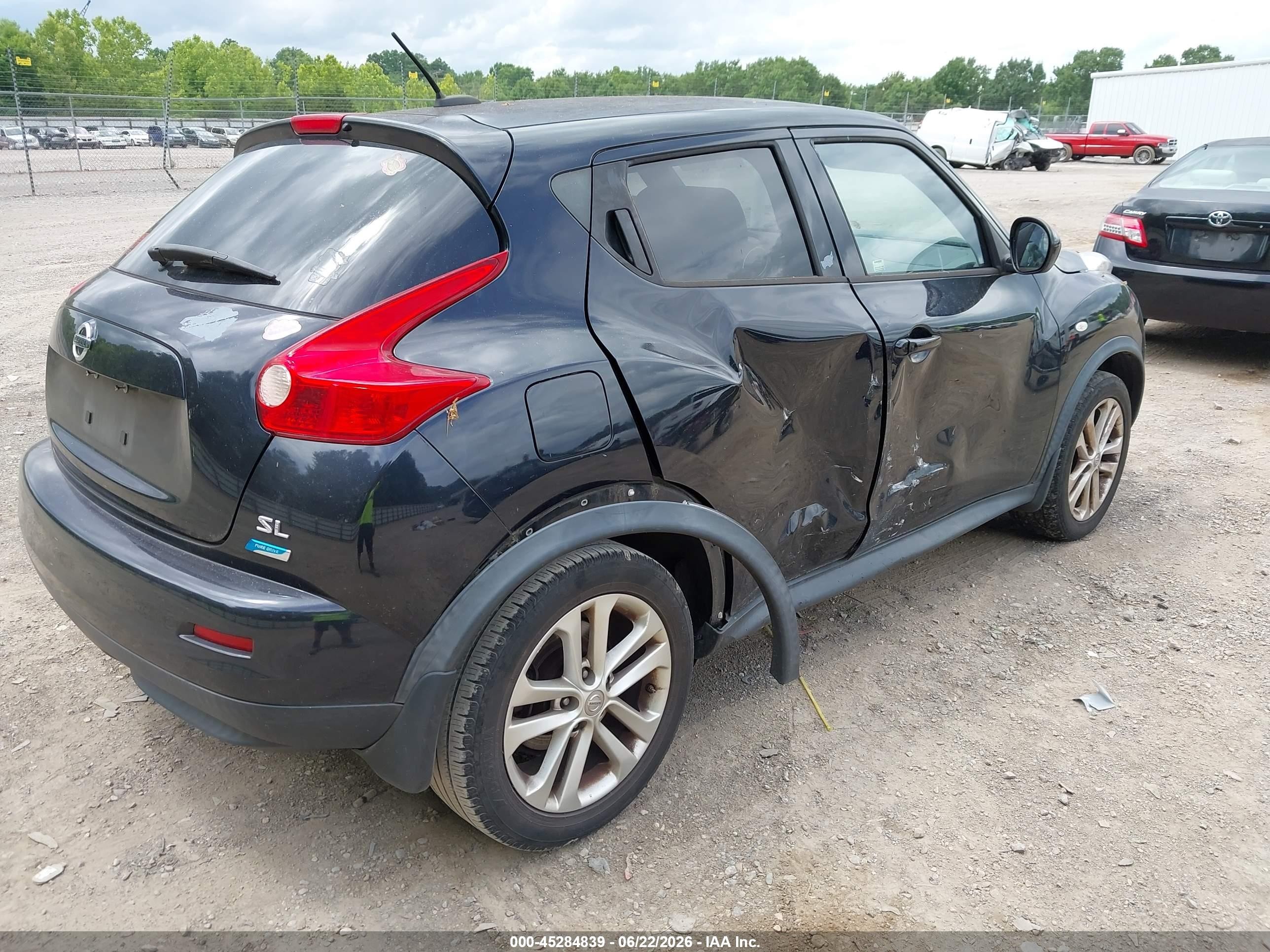 2014 Nissan Juke Sl Черный vin: JN8AF5MR5ET453520