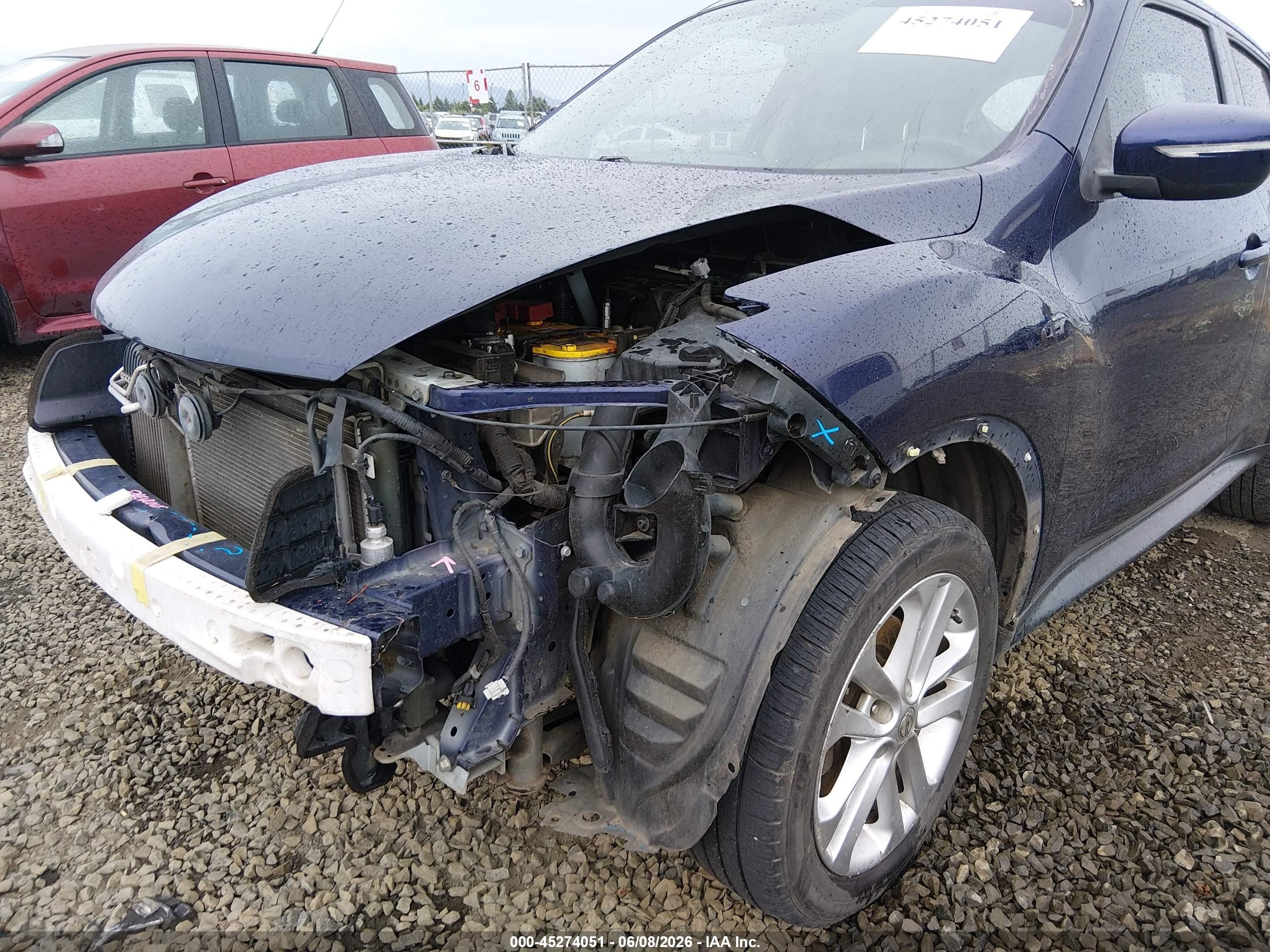 2015 Nissan Juke S Dark Blue vin: JN8AF5MR5FT502684