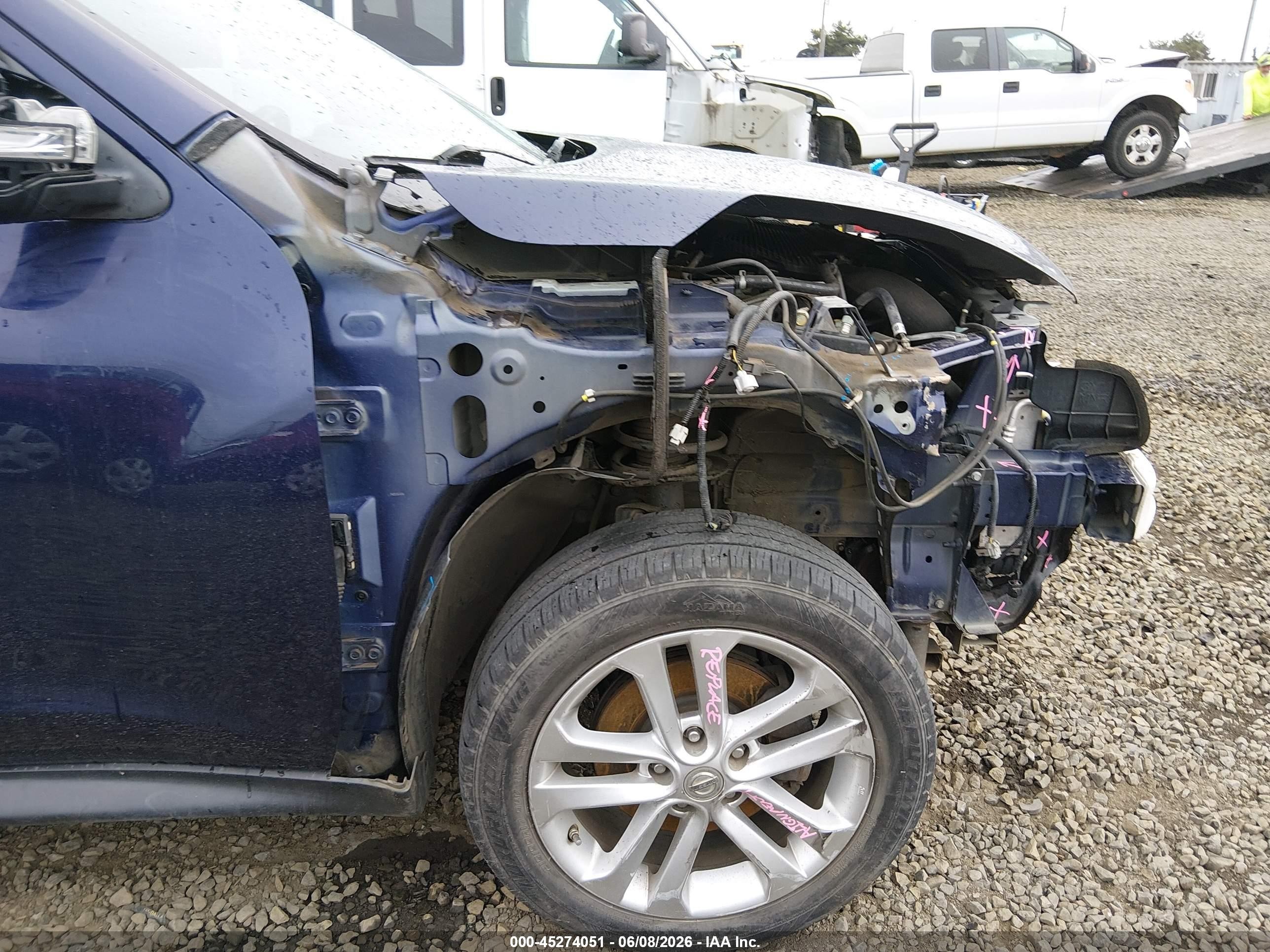 2015 Nissan Juke S Dark Blue vin: JN8AF5MR5FT502684