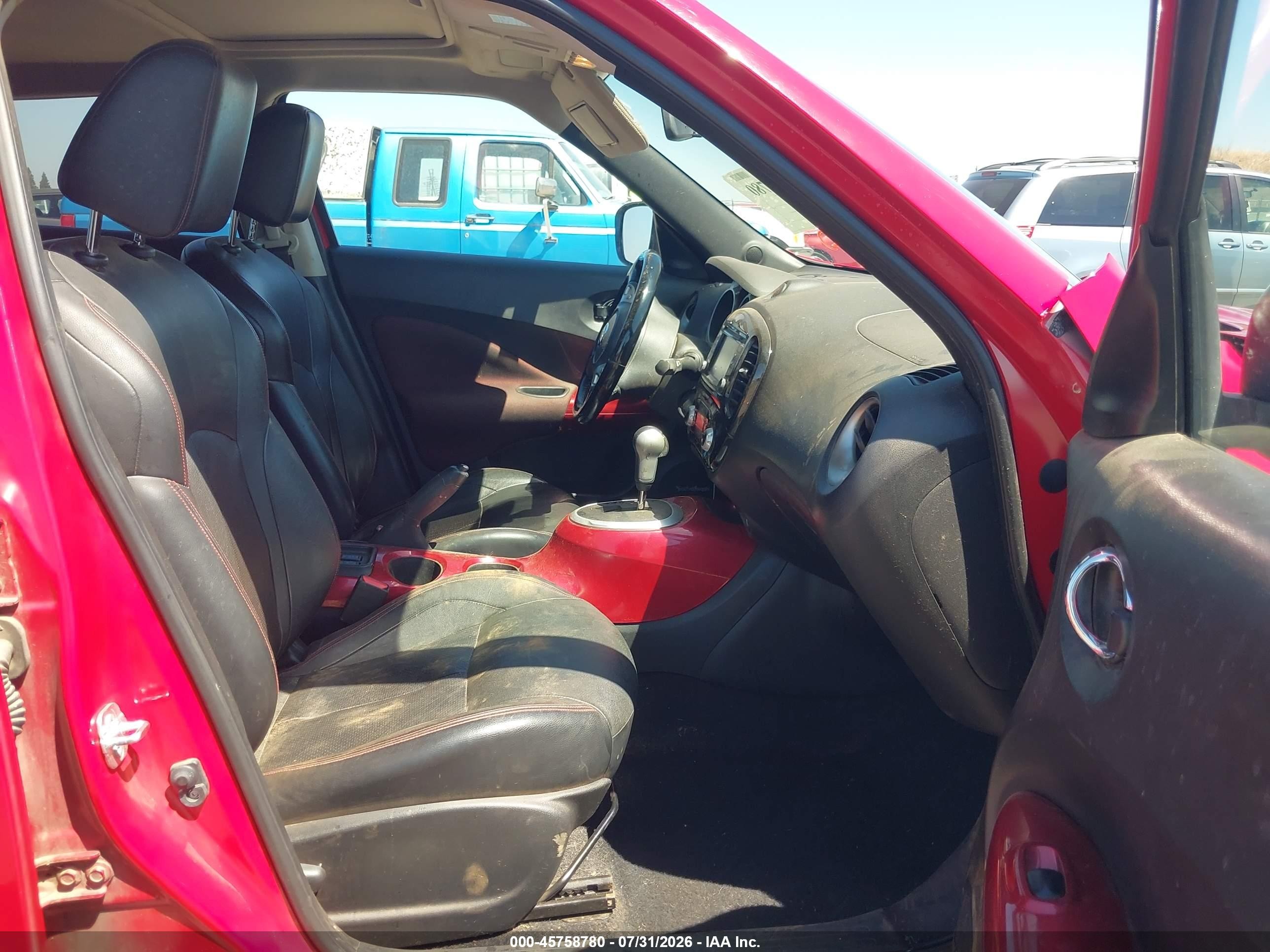 2015 Nissan Juke Sl Red vin: JN8AF5MR5FT503110