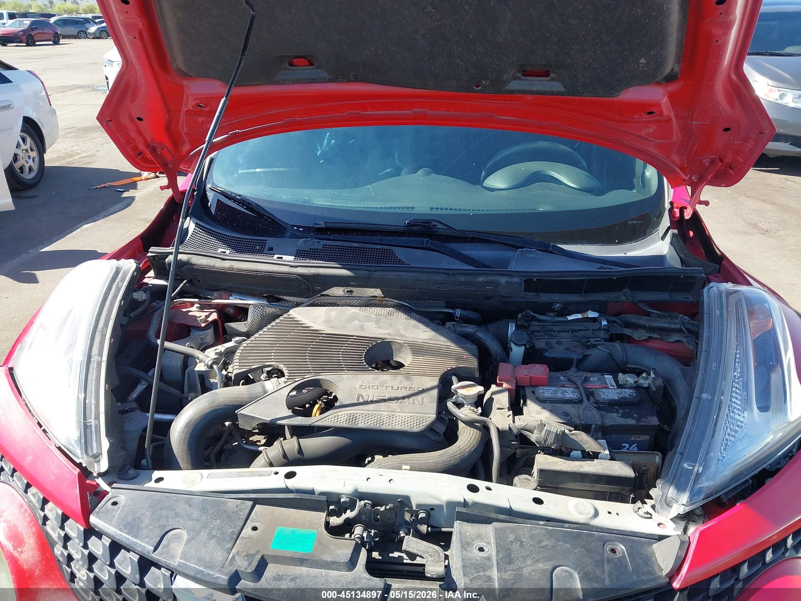 2015 Nissan Juke S Red vin: JN8AF5MR5FT509215