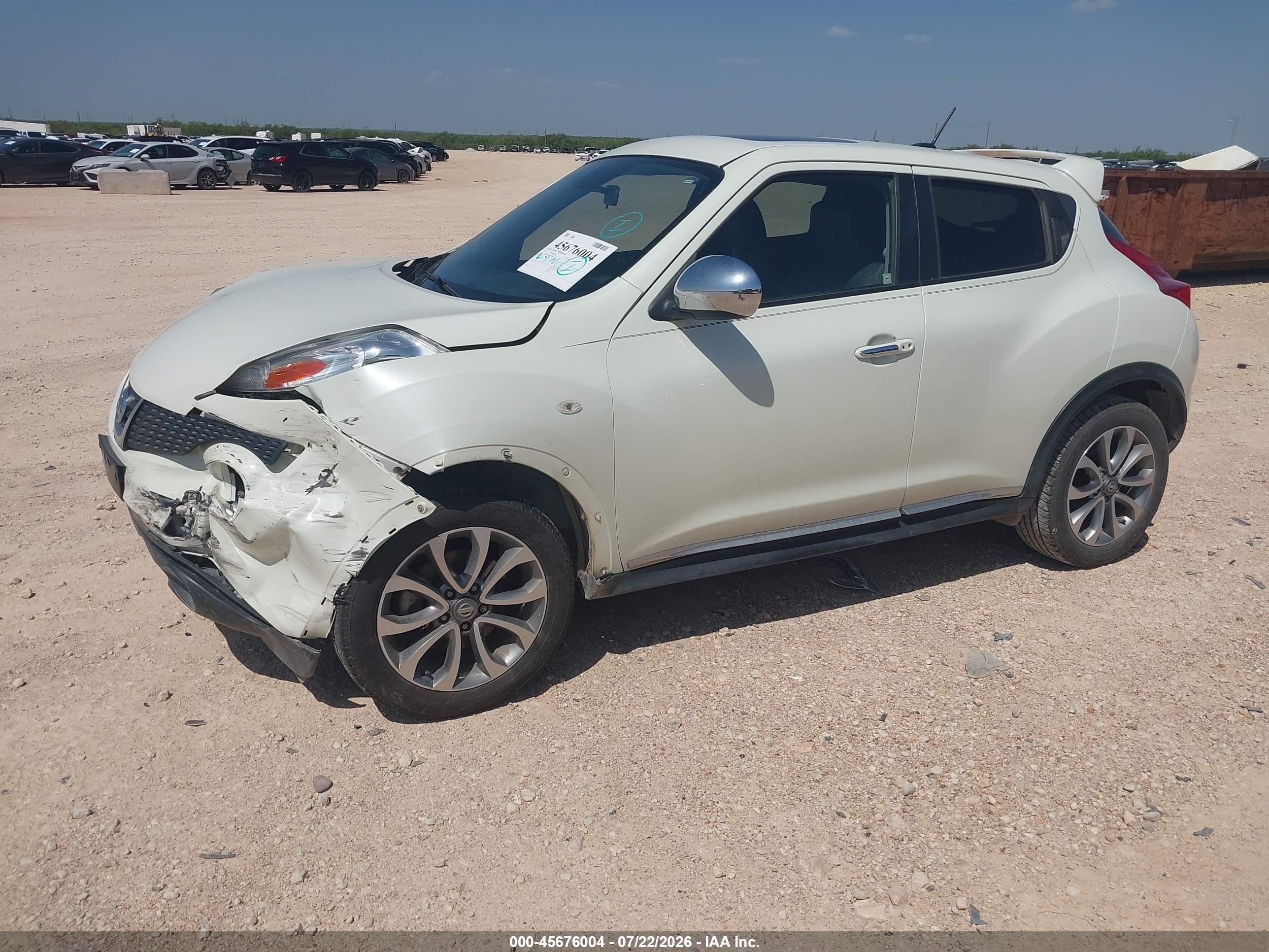 2011 Nissan Juke Sl White vin: JN8AF5MR6BT017643