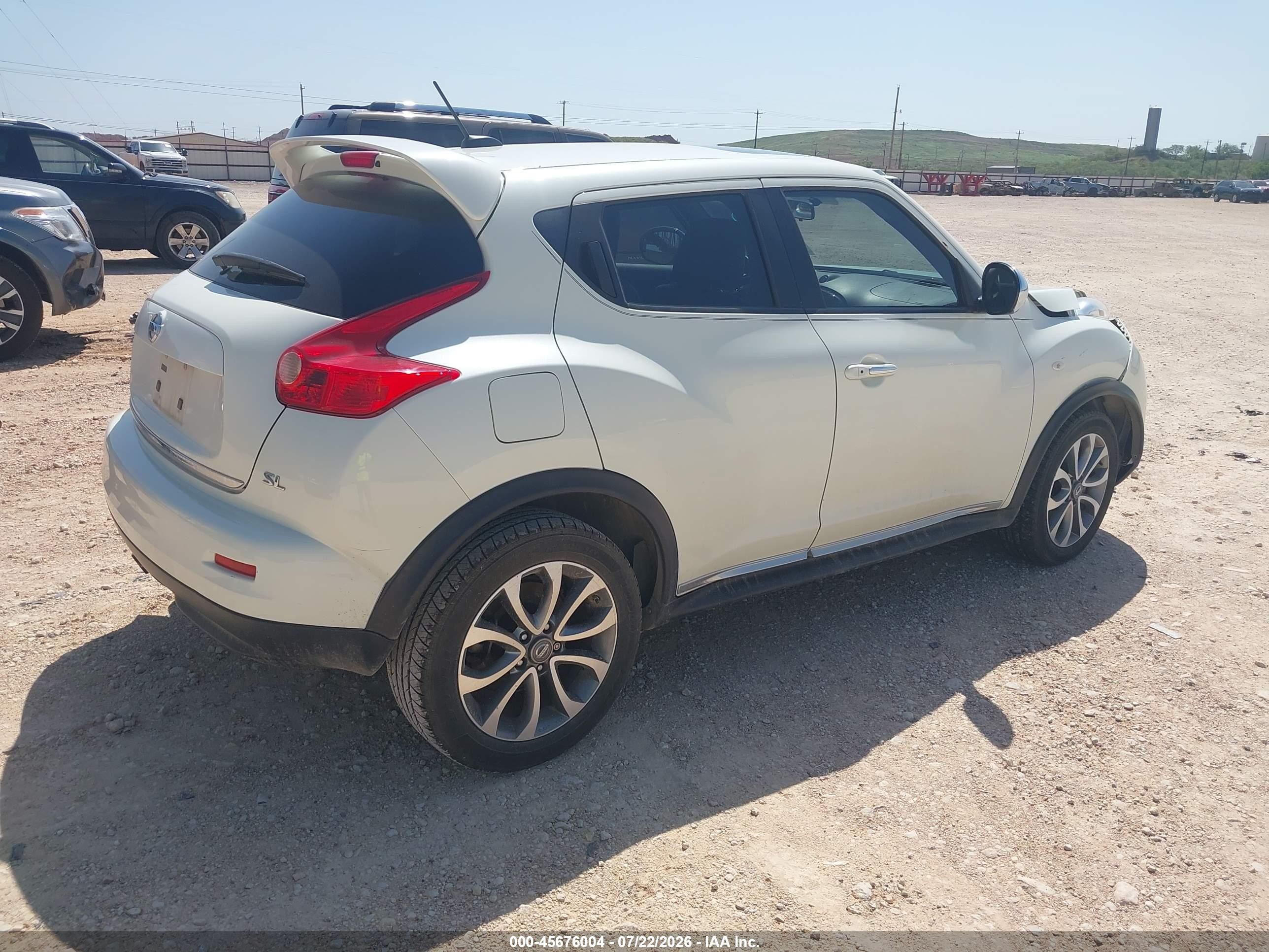2011 Nissan Juke Sl White vin: JN8AF5MR6BT017643
