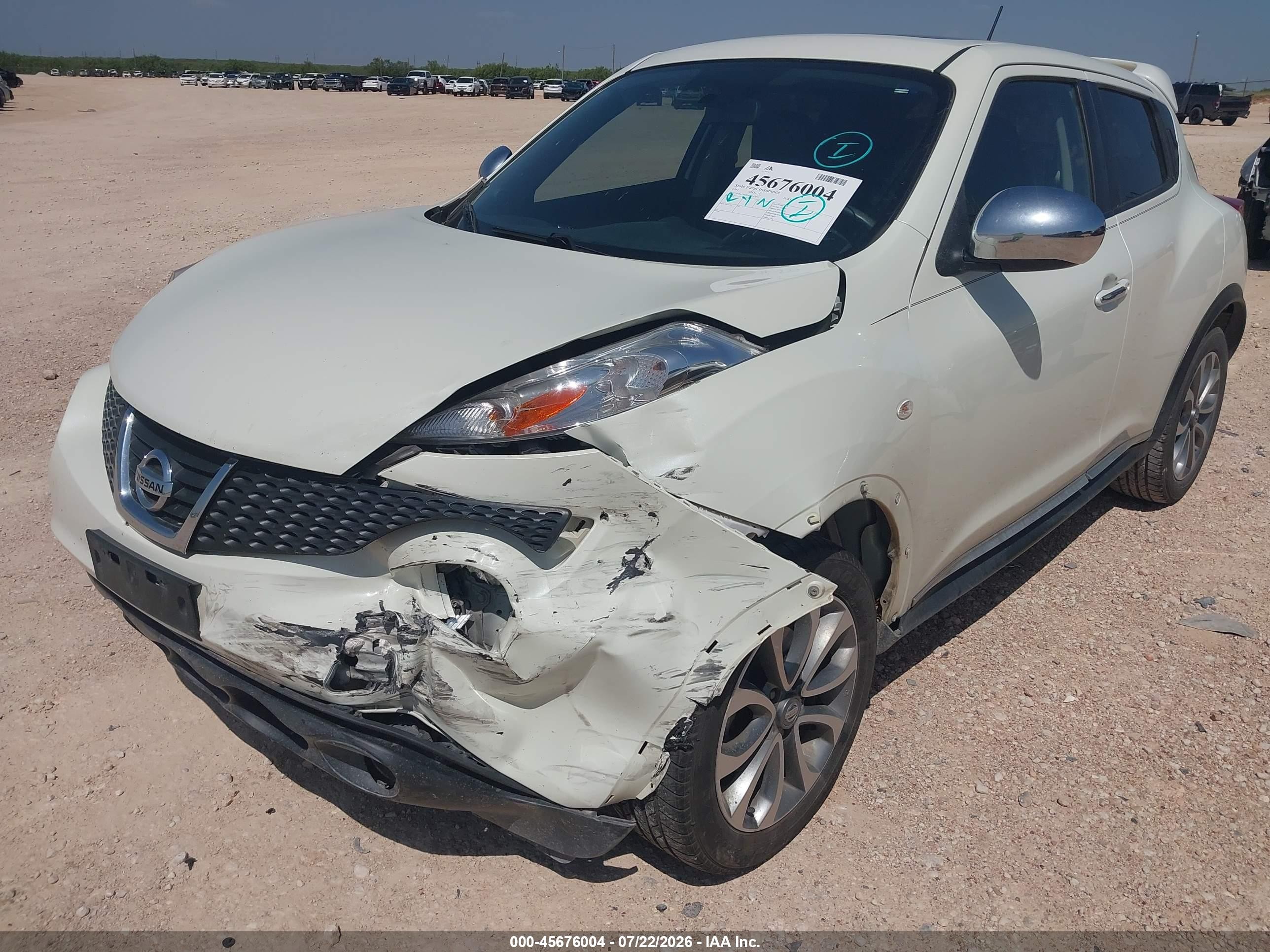 2011 Nissan Juke Sl White vin: JN8AF5MR6BT017643