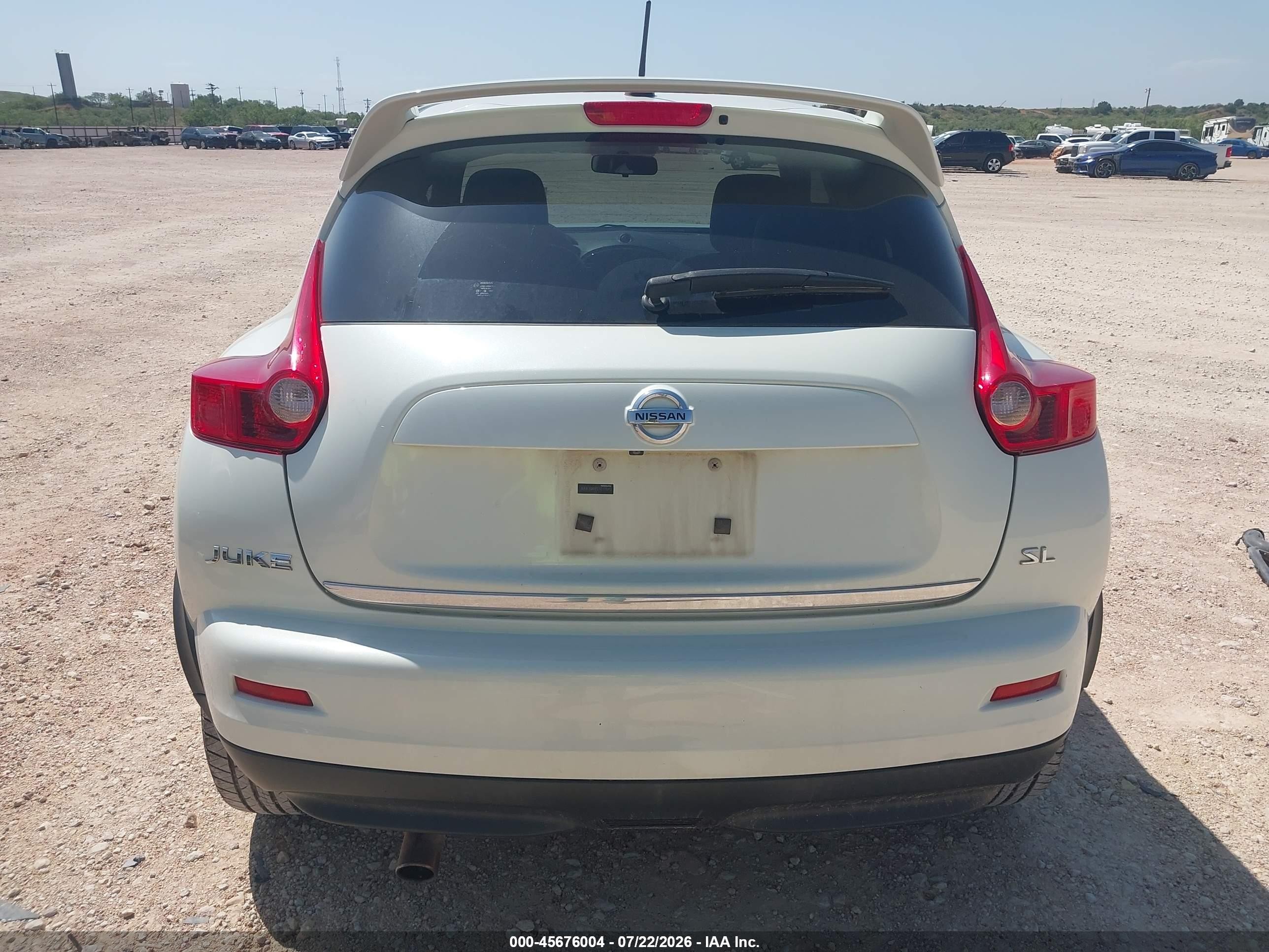 2011 Nissan Juke Sl White vin: JN8AF5MR6BT017643