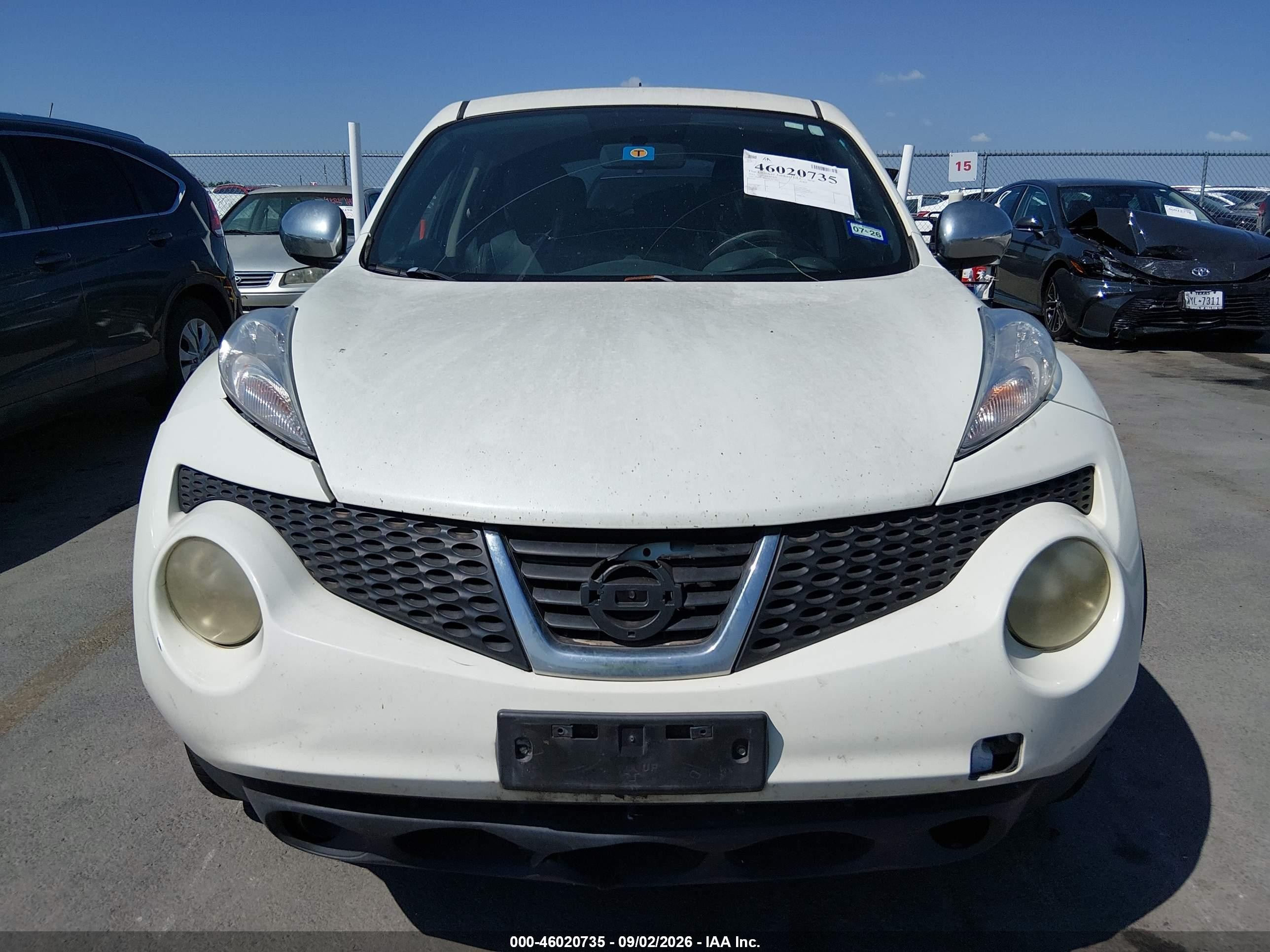 2011 Nissan Juke Sl White vin: JN8AF5MR6BT017822