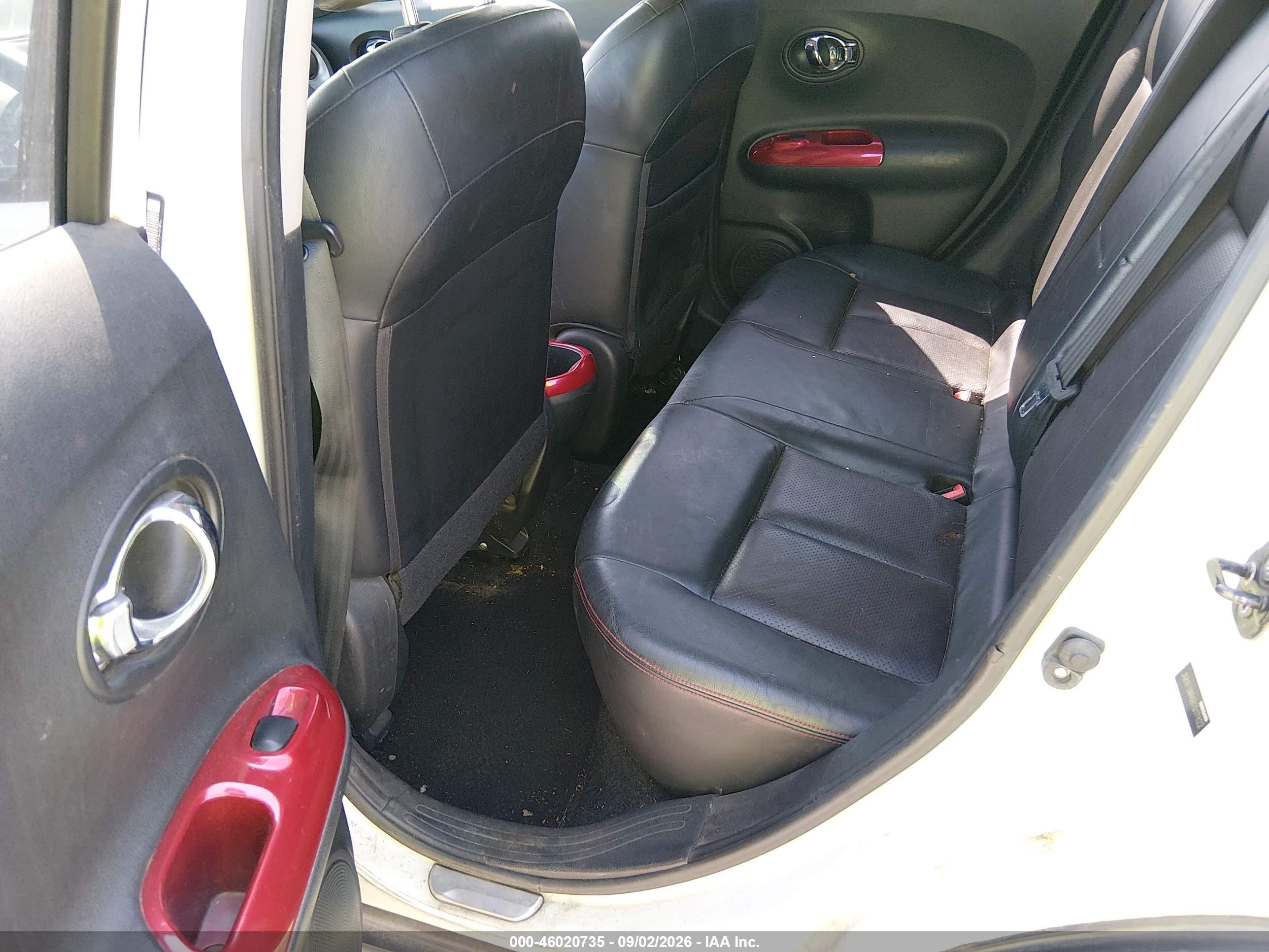 2011 Nissan Juke Sl White vin: JN8AF5MR6BT017822
