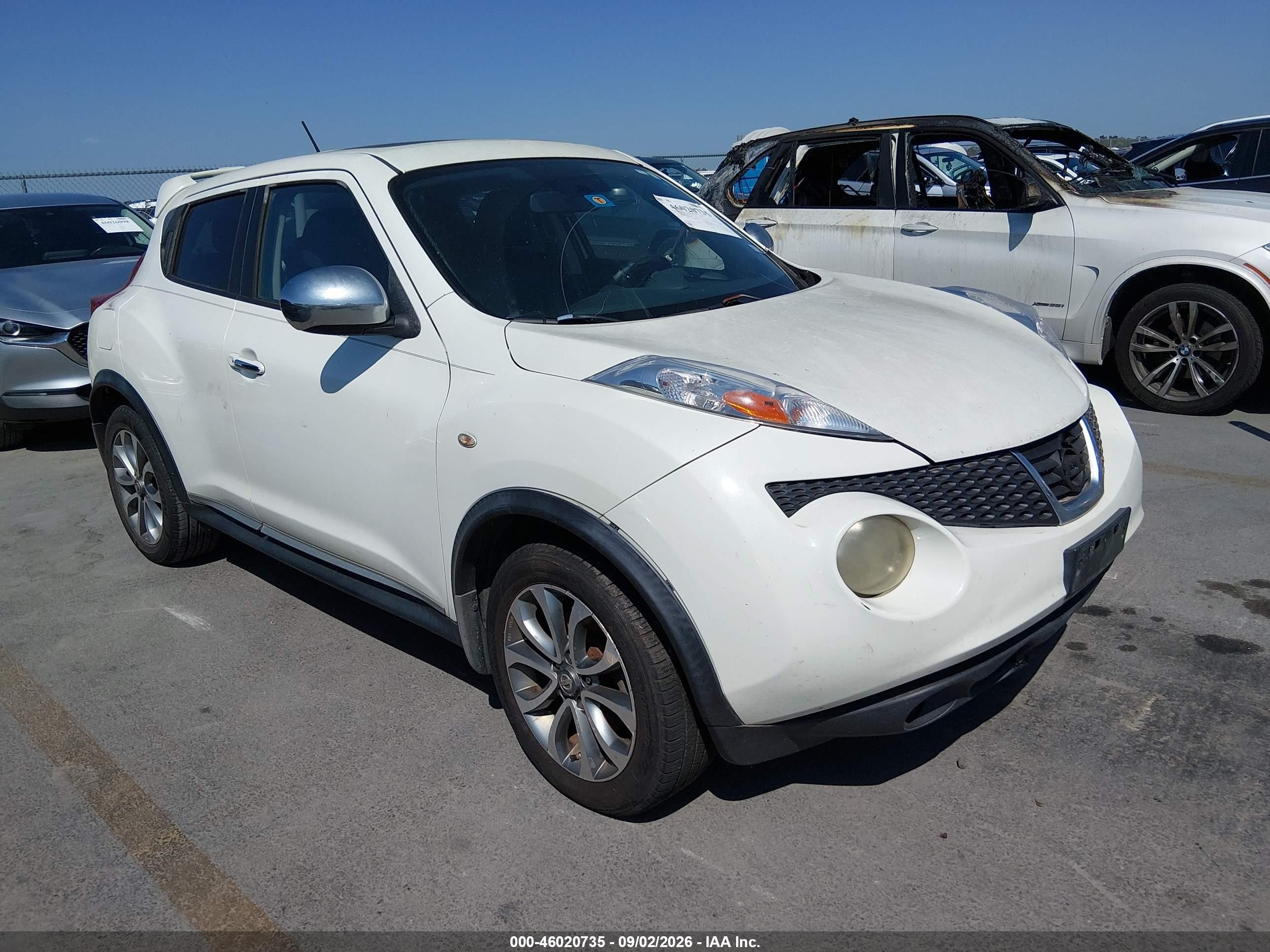 2011 Nissan Juke Sl White vin: JN8AF5MR6BT017822