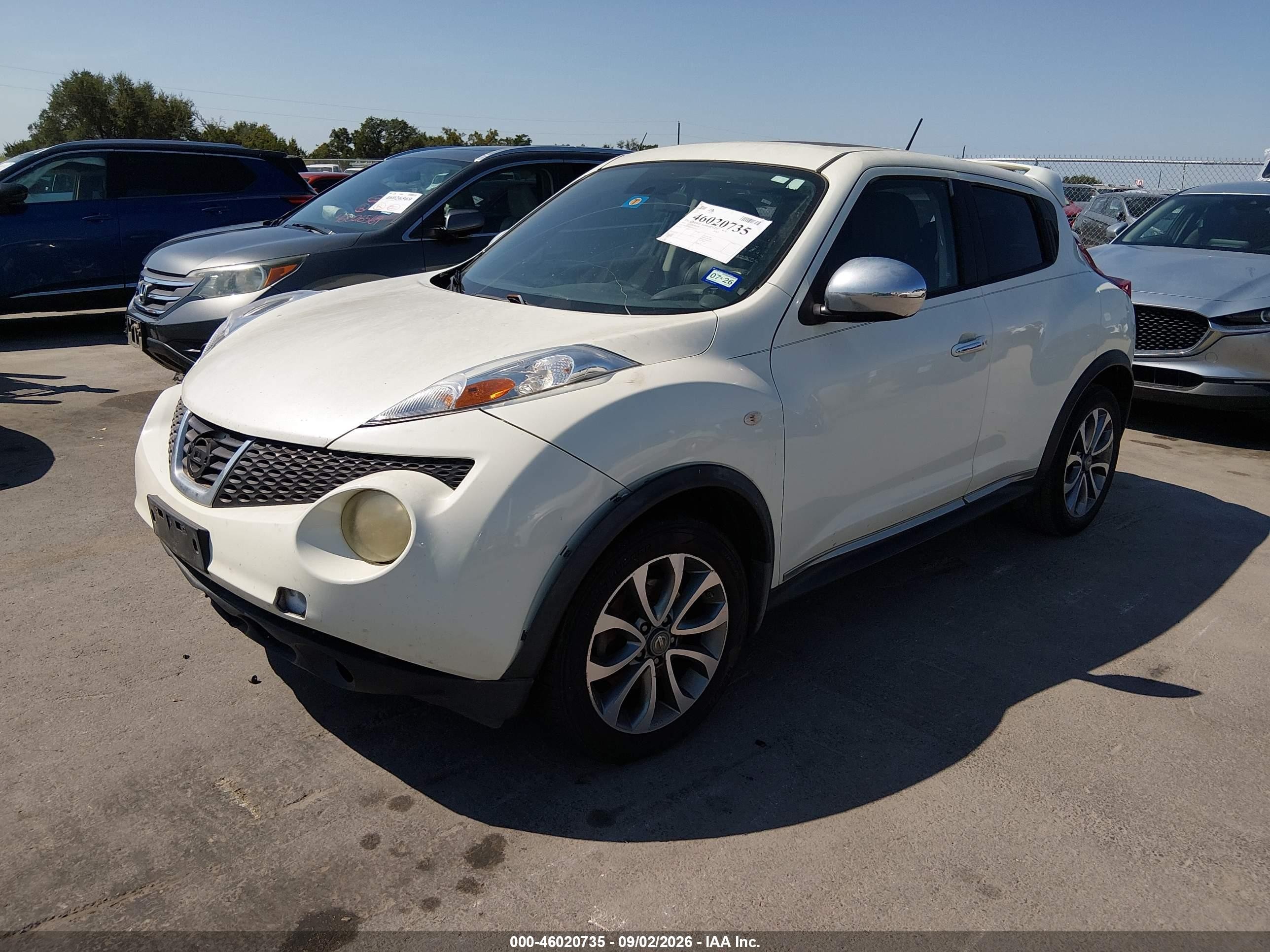 2011 Nissan Juke Sl White vin: JN8AF5MR6BT017822