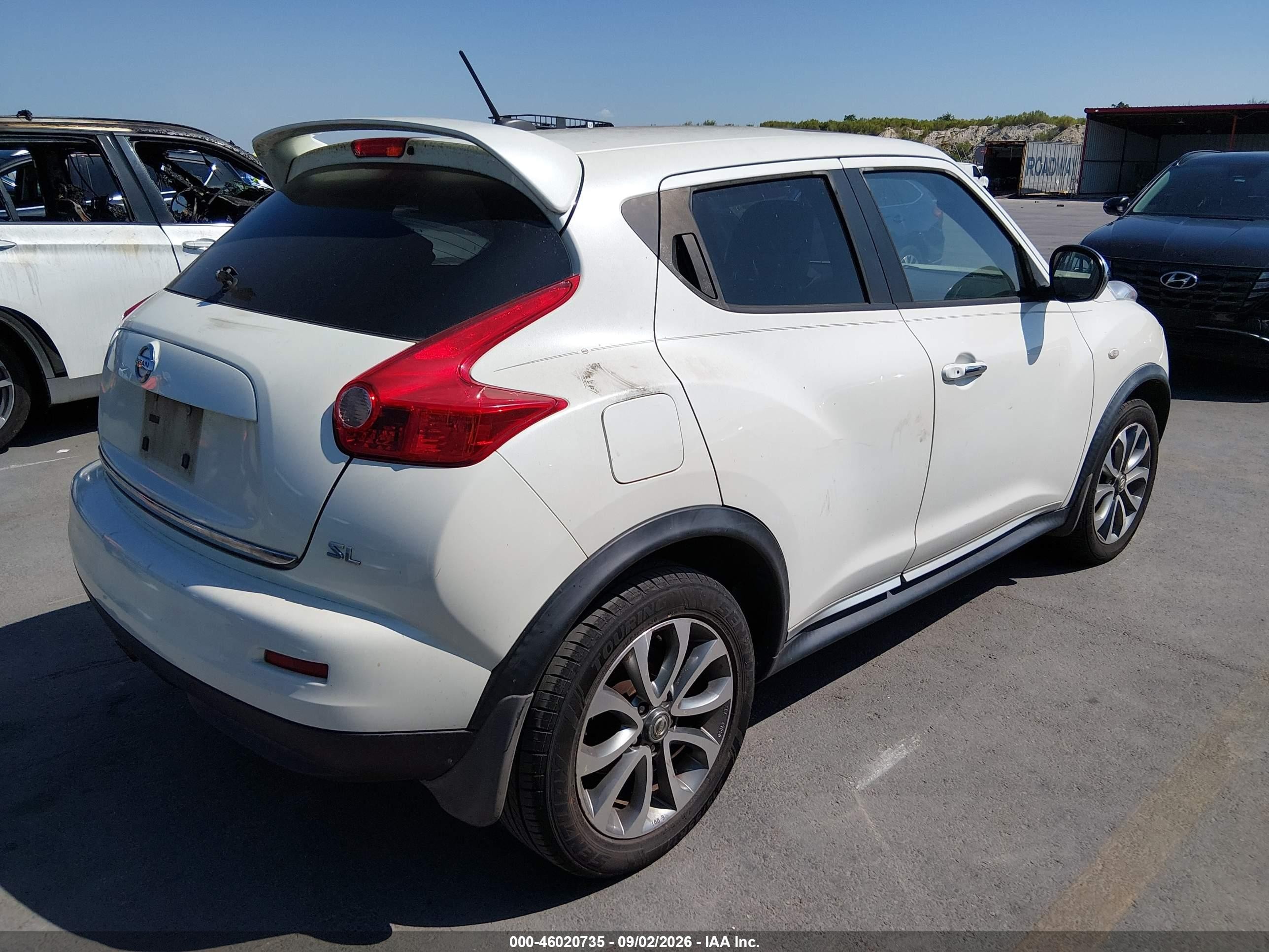 2011 Nissan Juke Sl White vin: JN8AF5MR6BT017822