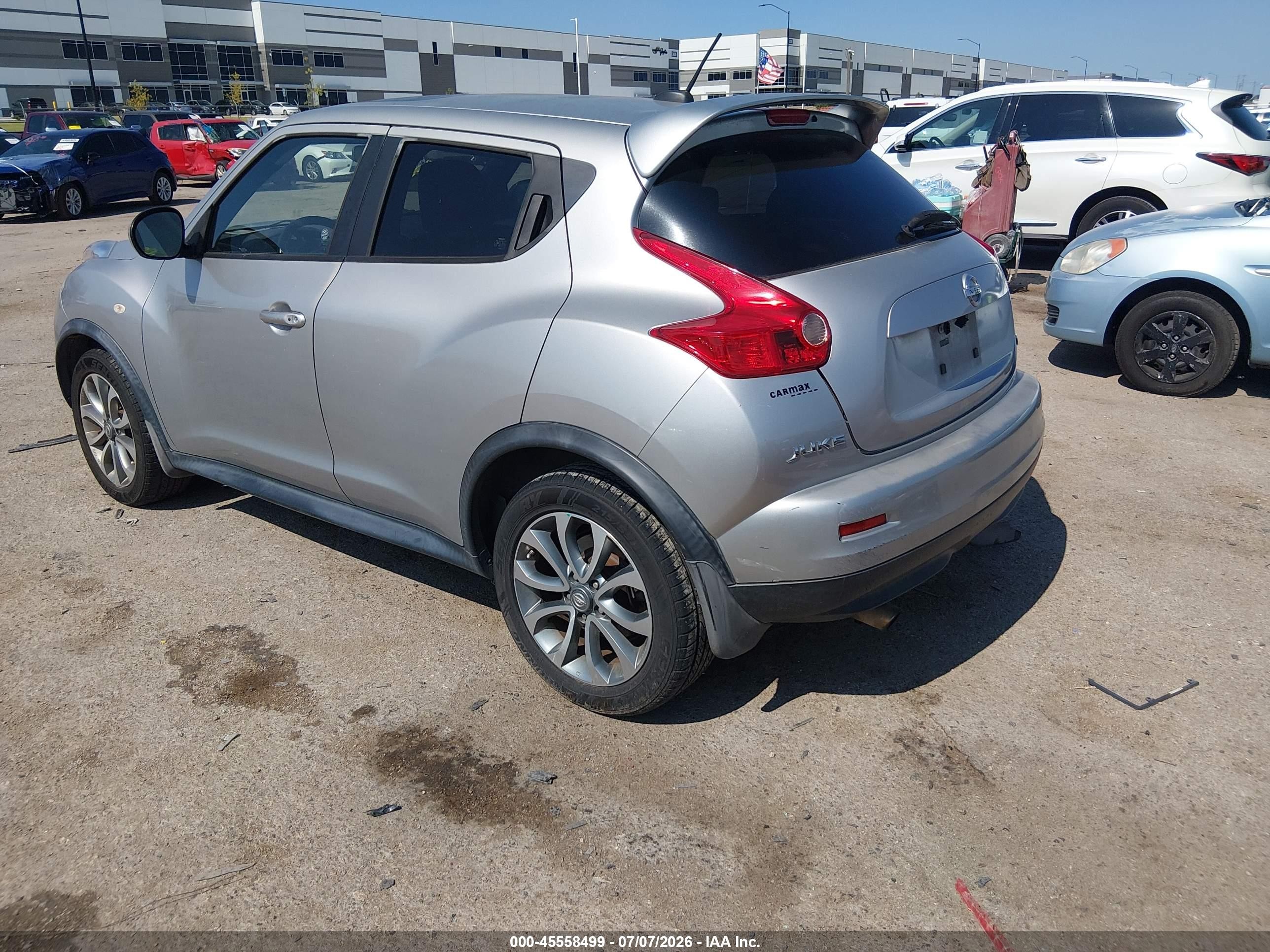 2011 Nissan Juke Sv Gray vin: JN8AF5MR6BT019229