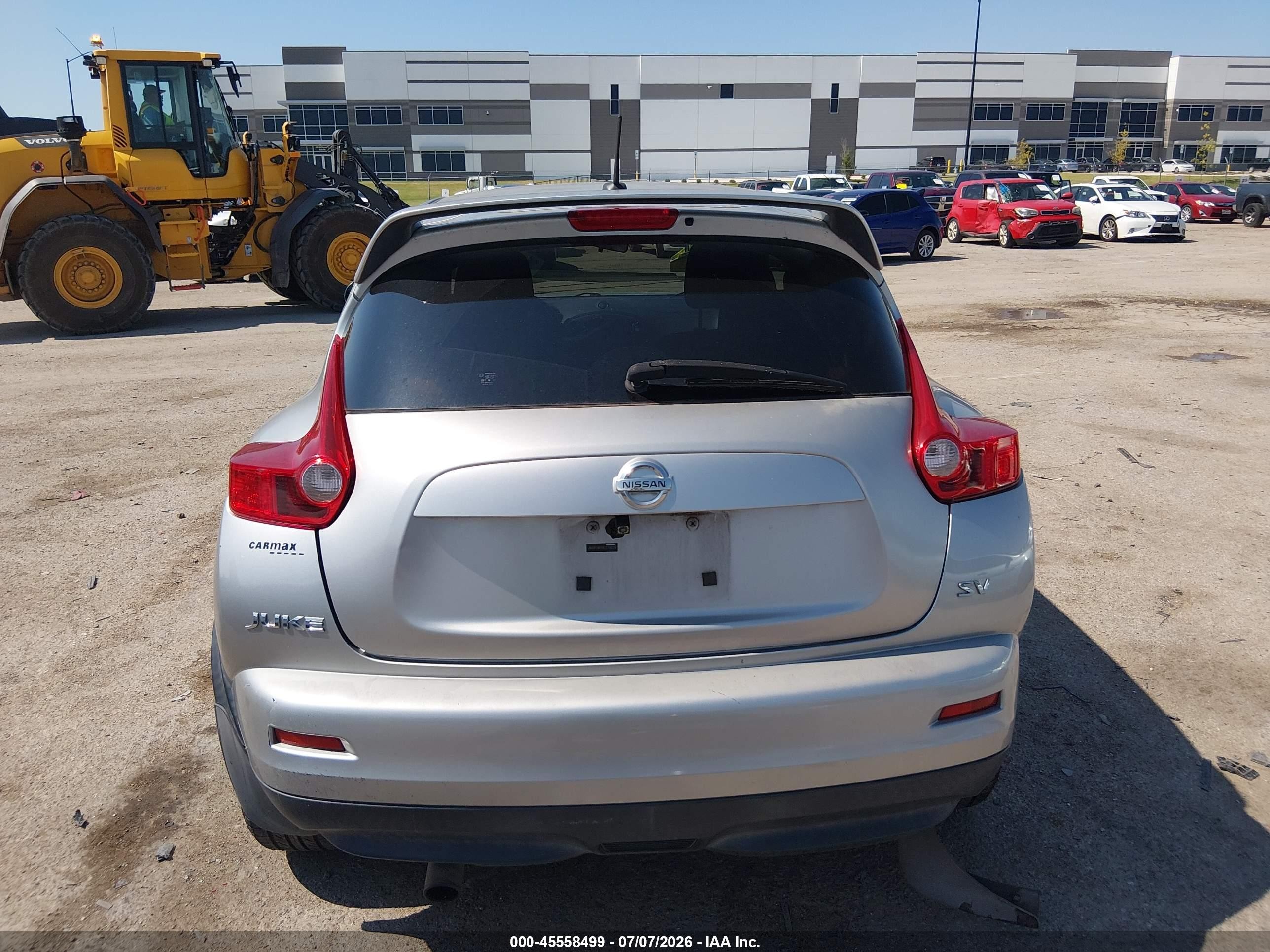 2011 Nissan Juke Sv Gray vin: JN8AF5MR6BT019229