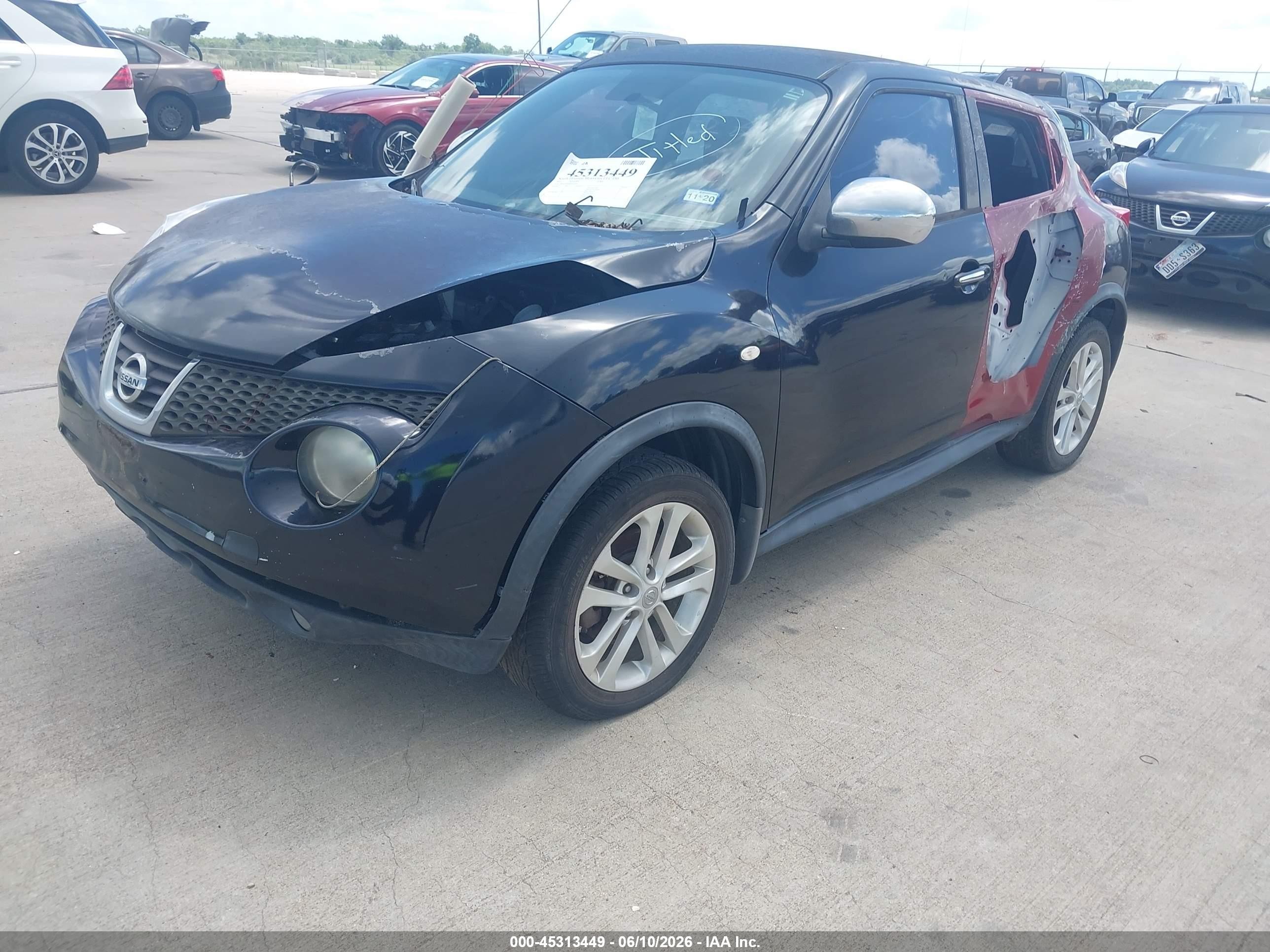 2011 Nissan Juke S Black vin: JN8AF5MR6BT022003