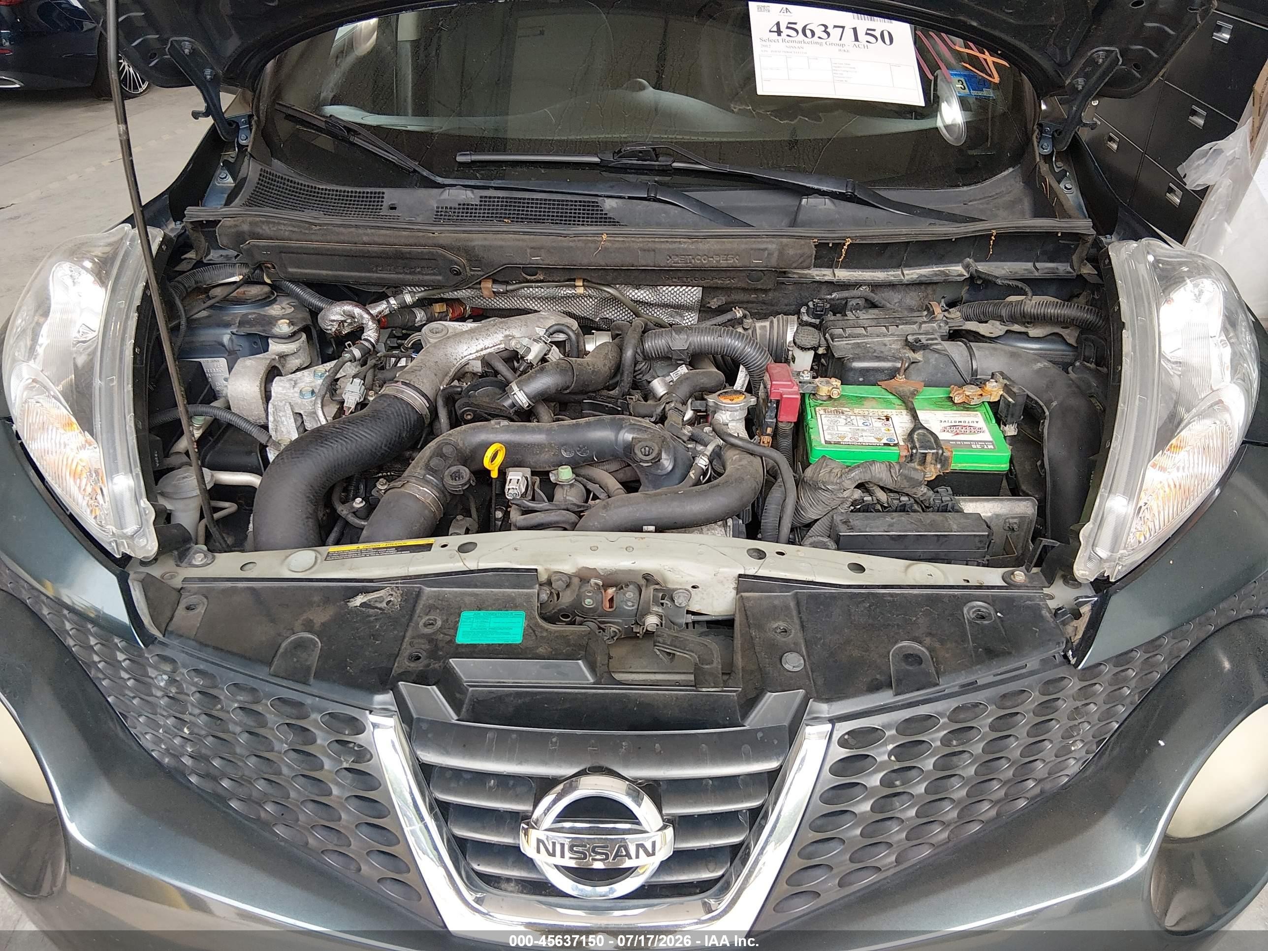 2012 Nissan Juke S Gray vin: JN8AF5MR6CT113354