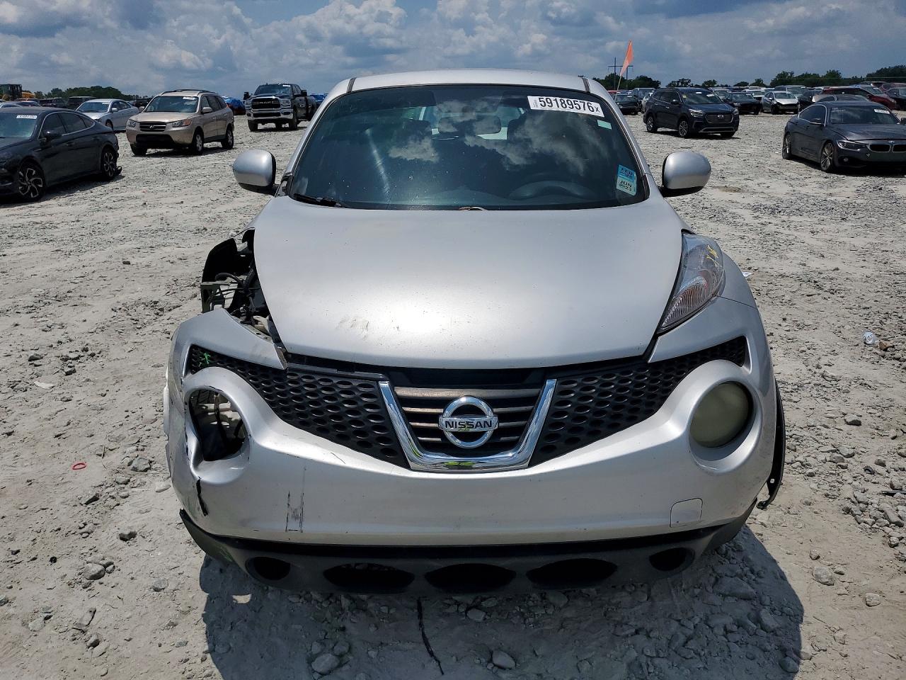 2013 Nissan Juke S Silver vin: JN8AF5MR6DT210605