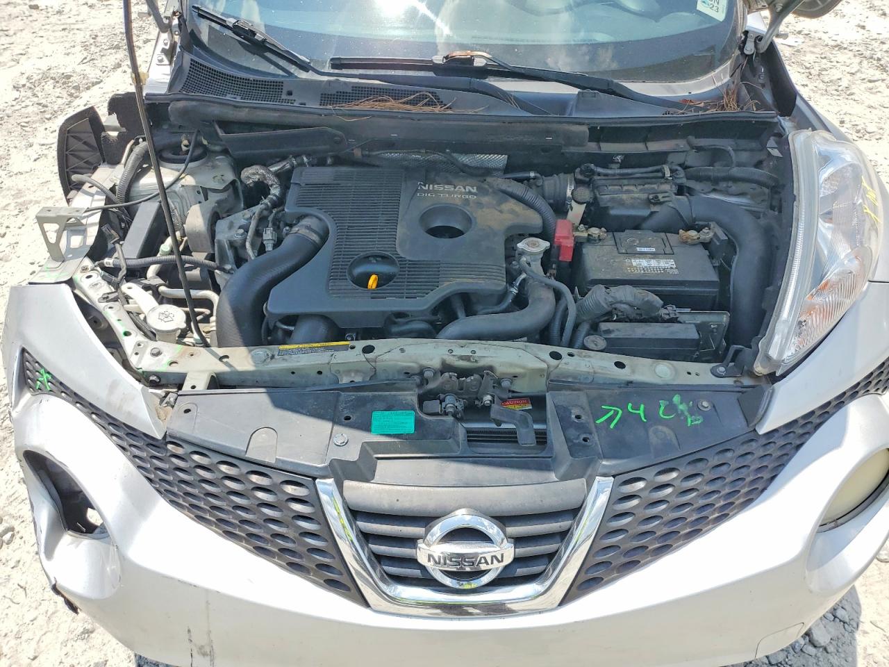 2013 Nissan Juke S Silver vin: JN8AF5MR6DT210605