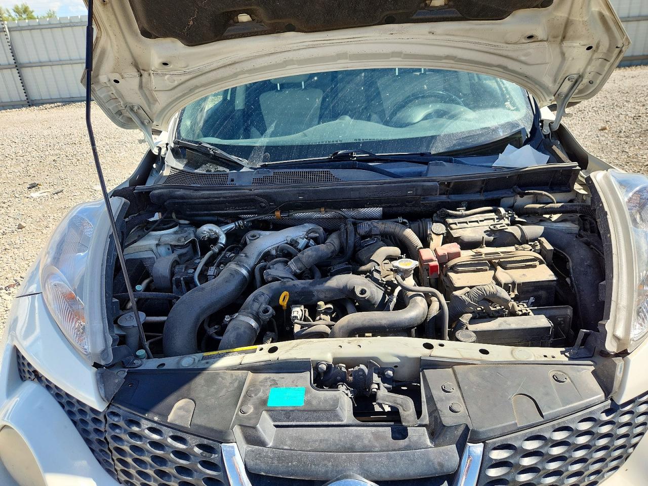 2013 Nissan Juke S Белый vin: JN8AF5MR6DT218803
