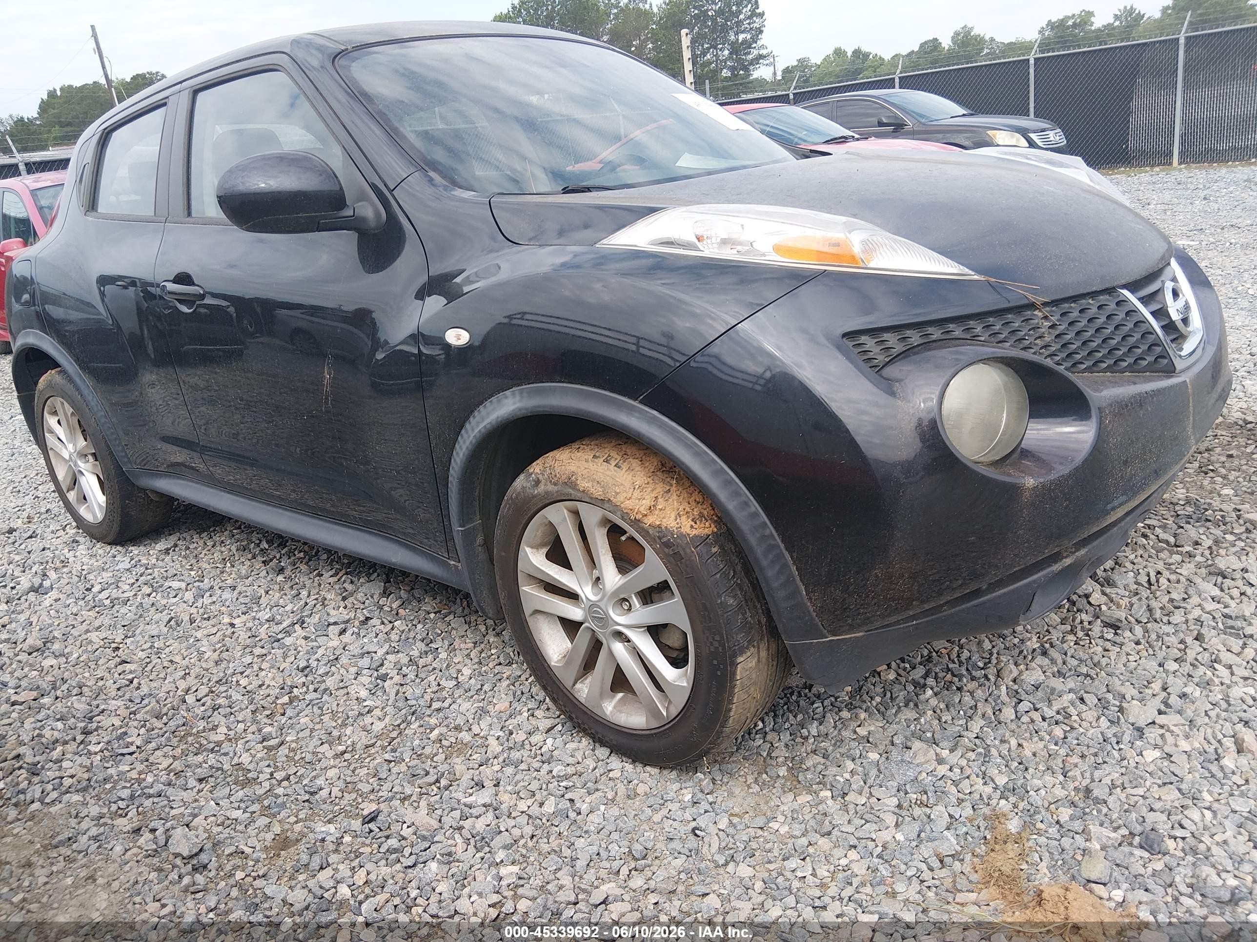 2013 Nissan Juke S Черный vin: JN8AF5MR6DT222317