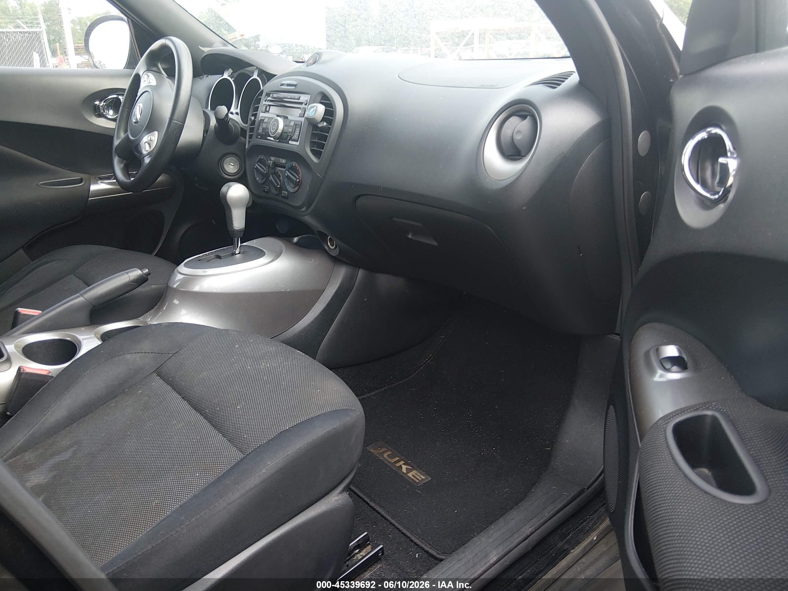 2013 Nissan Juke S Черный vin: JN8AF5MR6DT222317