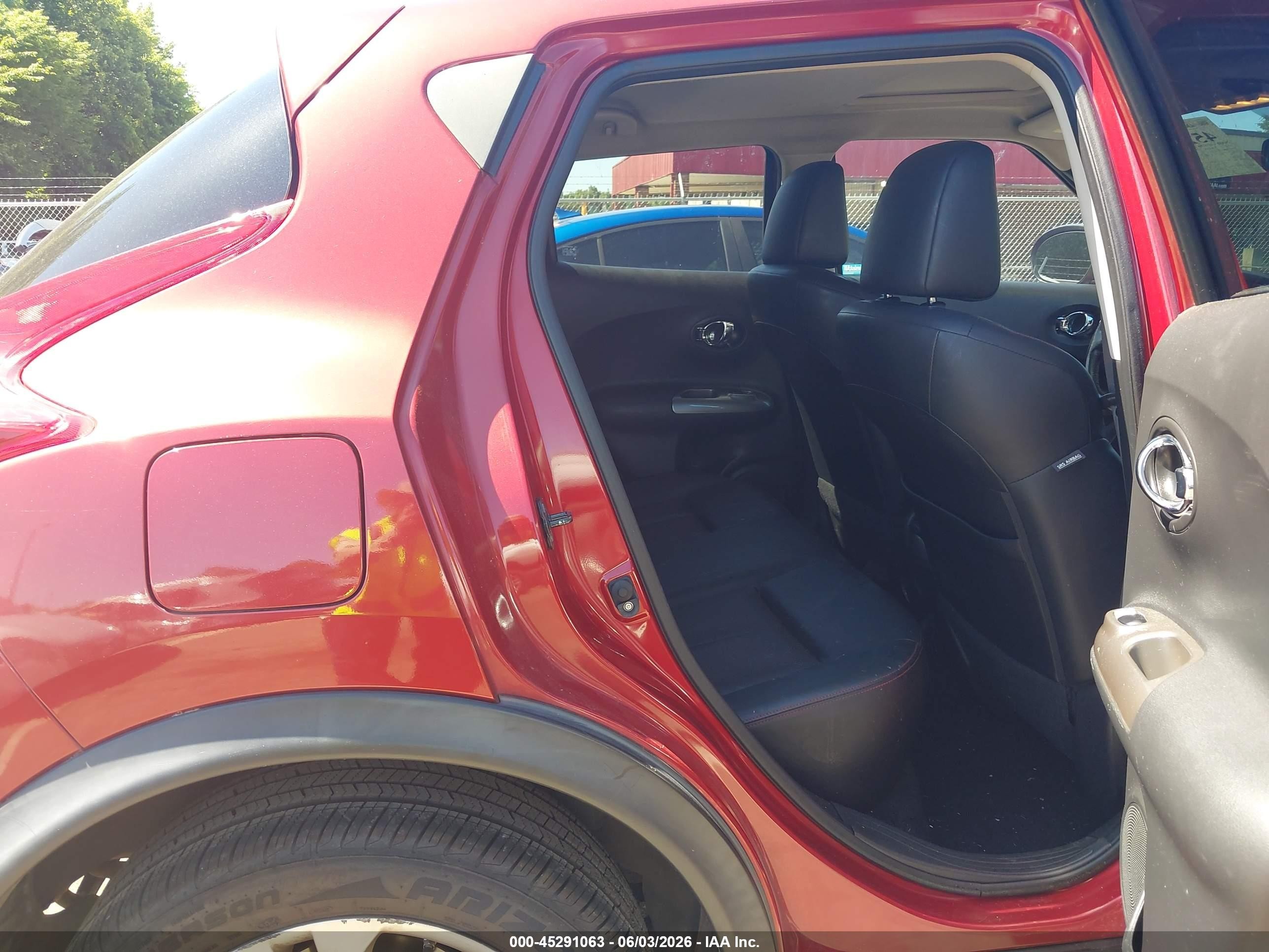 2014 Nissan Juke Sl Red vin: JN8AF5MR6ET352129