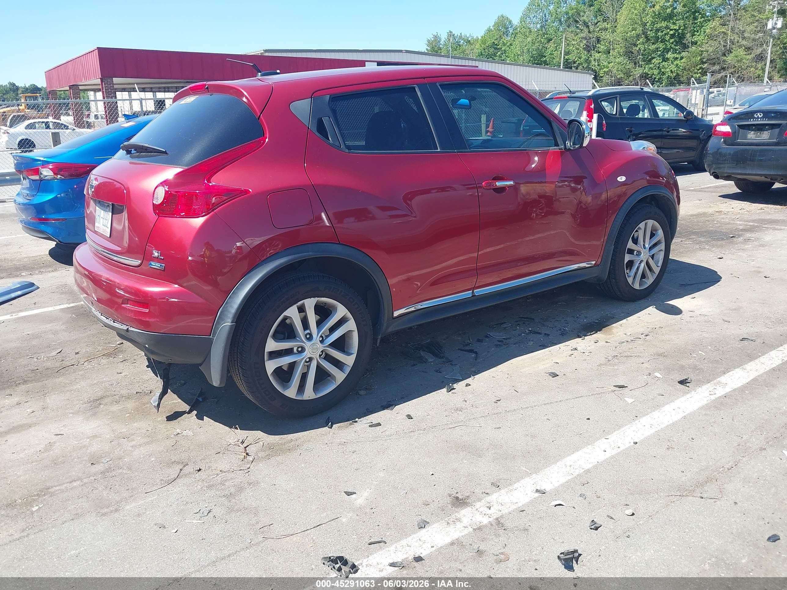 2014 Nissan Juke Sl Red vin: JN8AF5MR6ET352129