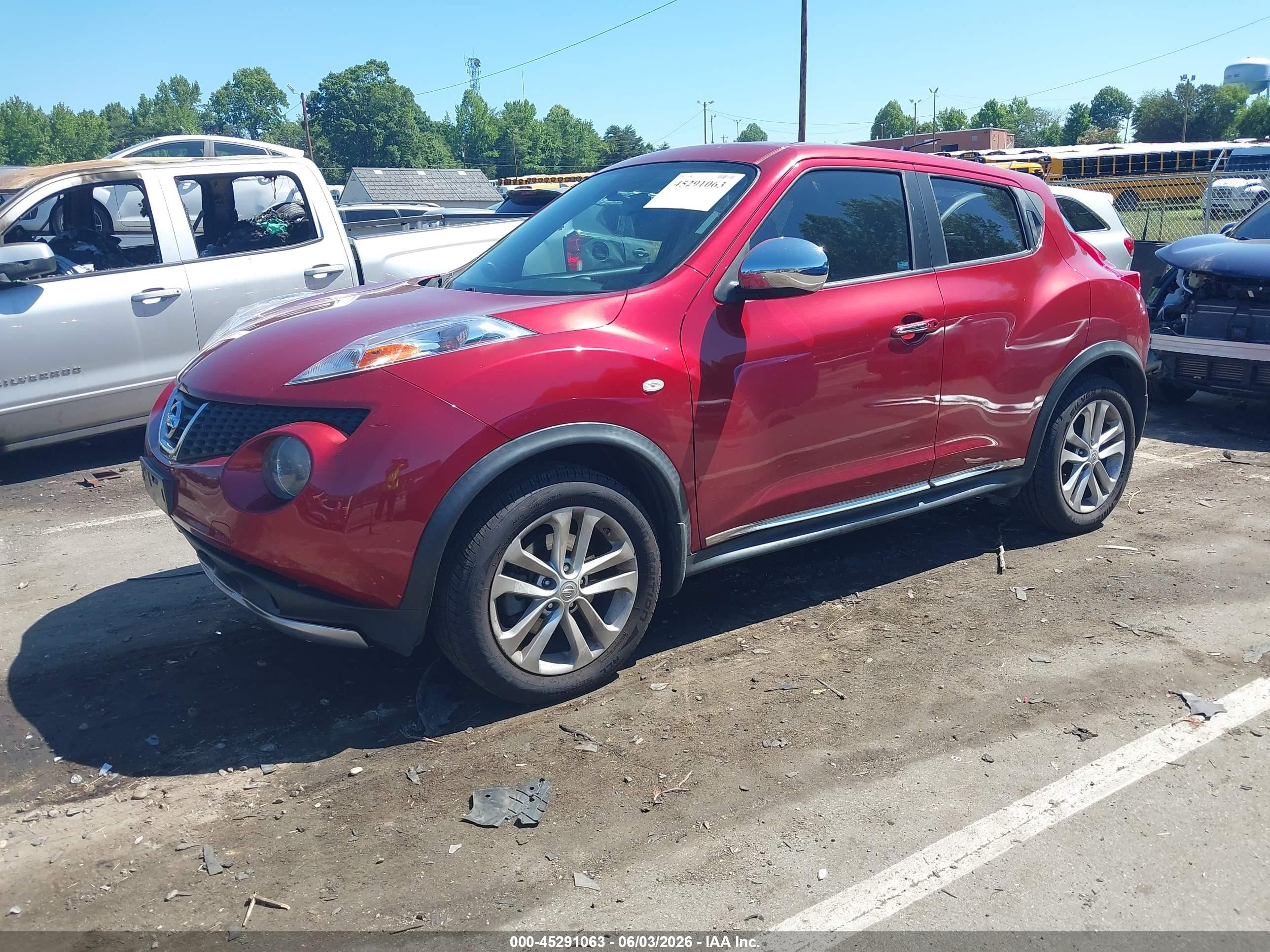 2014 Nissan Juke Sl Red vin: JN8AF5MR6ET352129