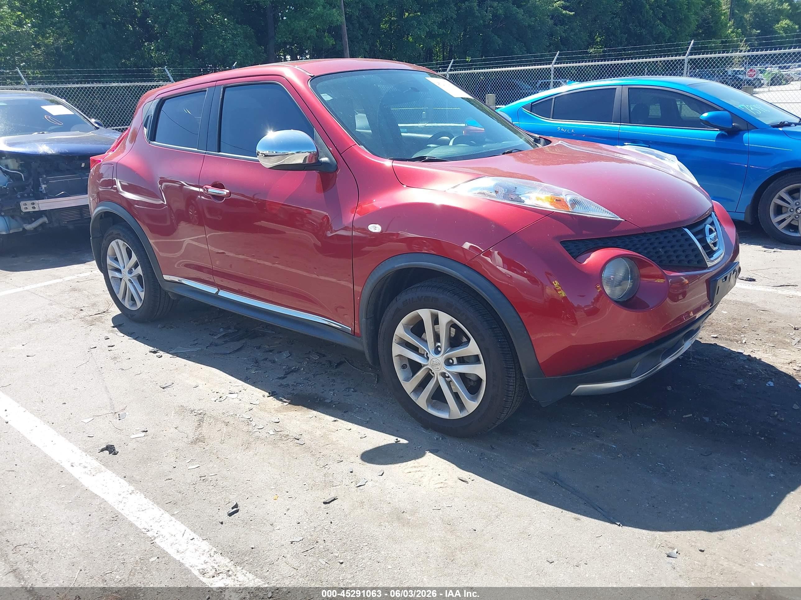 2014 Nissan Juke Sl Red vin: JN8AF5MR6ET352129