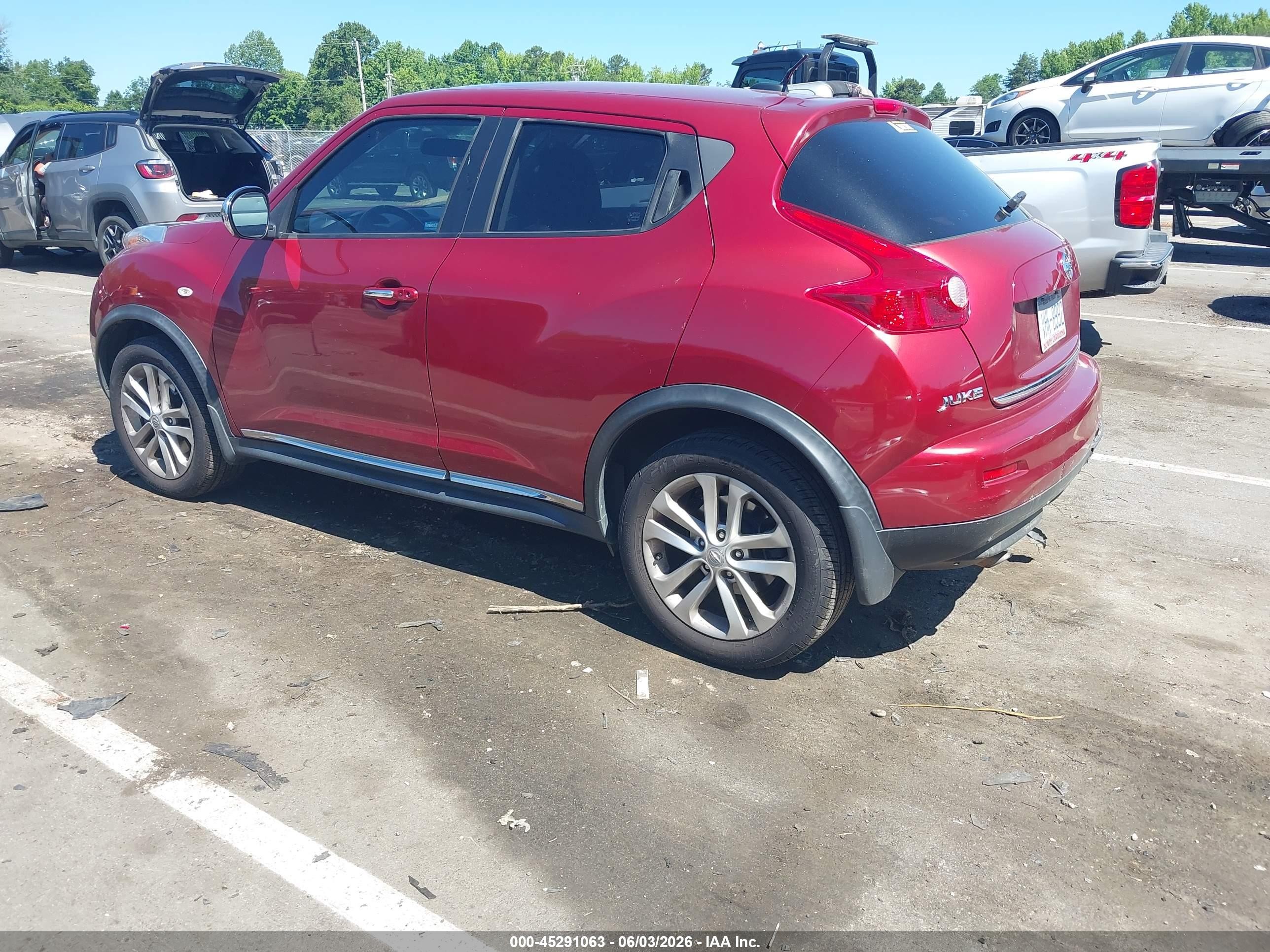 2014 Nissan Juke Sl Red vin: JN8AF5MR6ET352129
