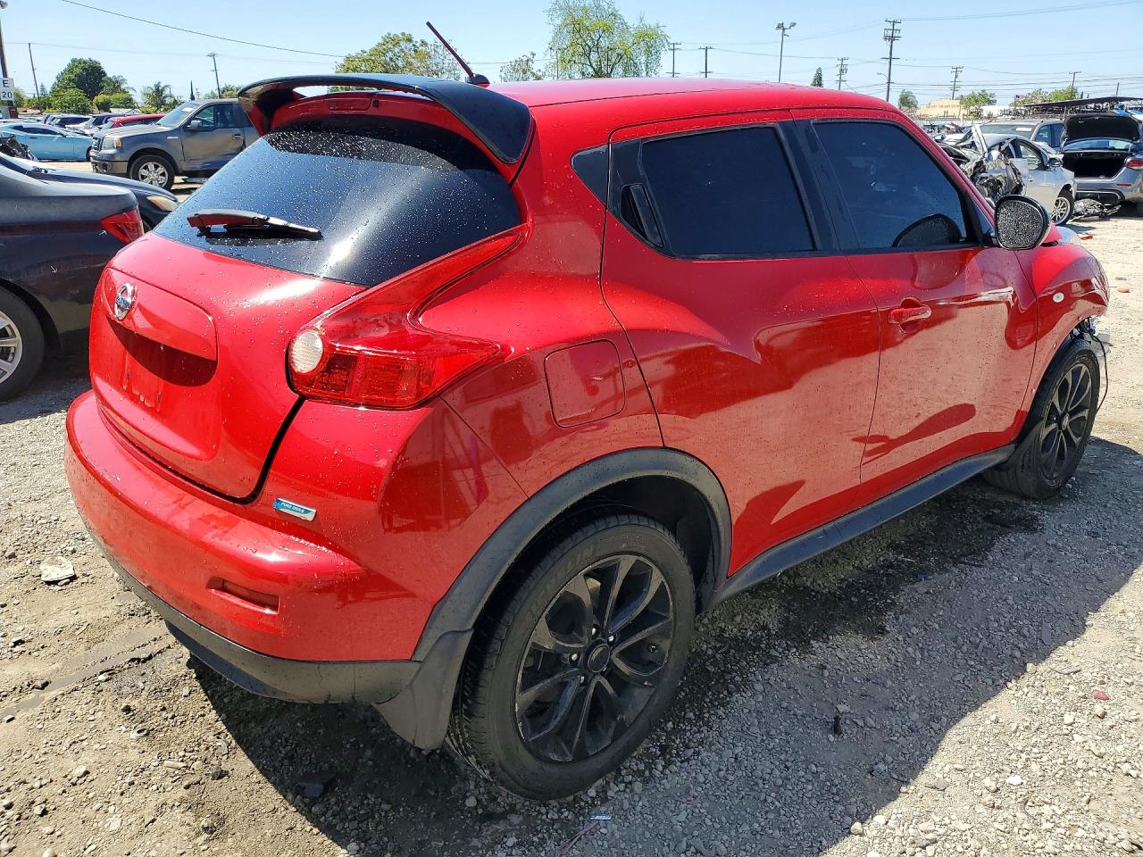 2014 Nissan Juke S Red vin: JN8AF5MR6ET355404