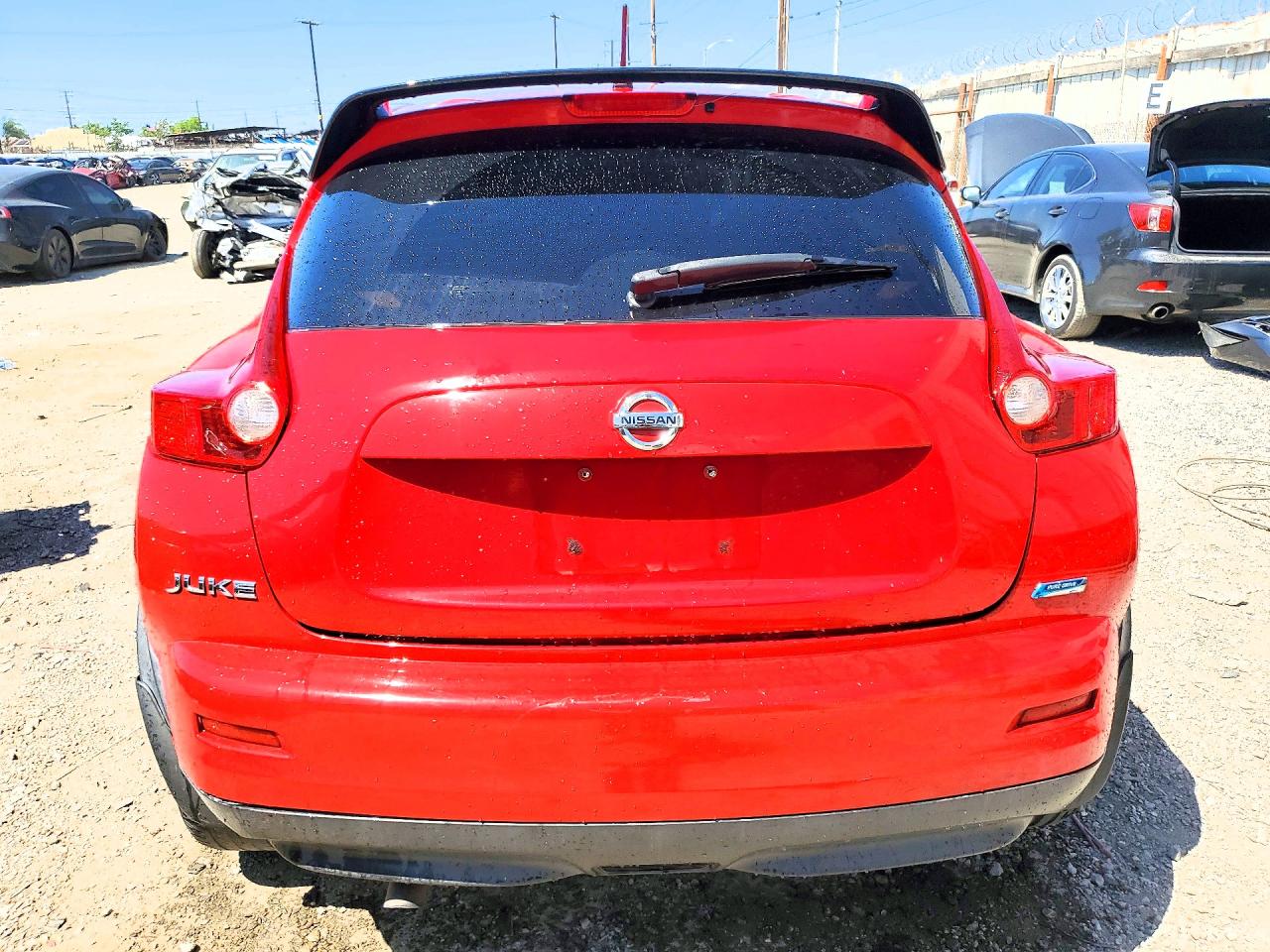2014 Nissan Juke S Red vin: JN8AF5MR6ET355404