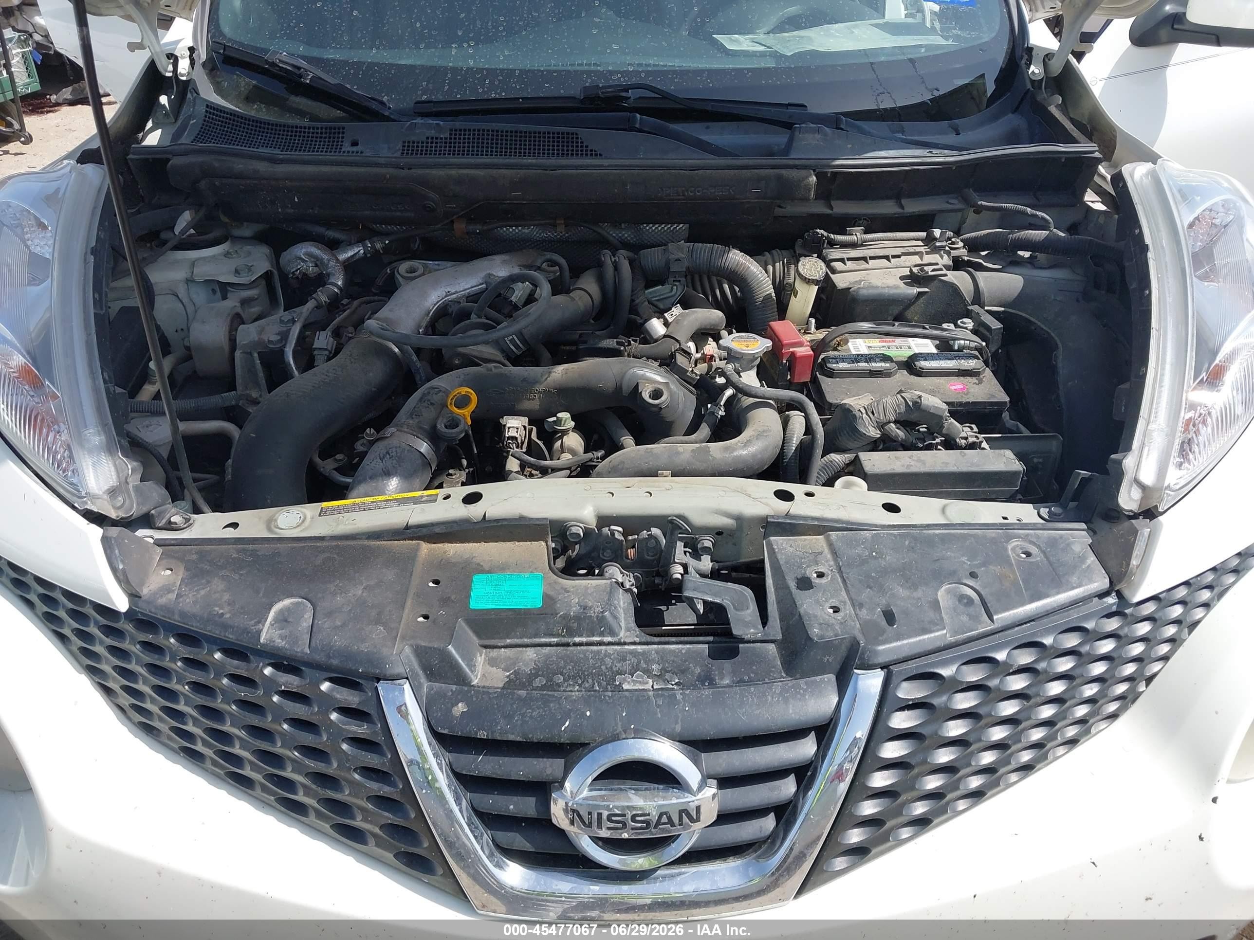 2014 Nissan Juke Sl White vin: JN8AF5MR6ET357833