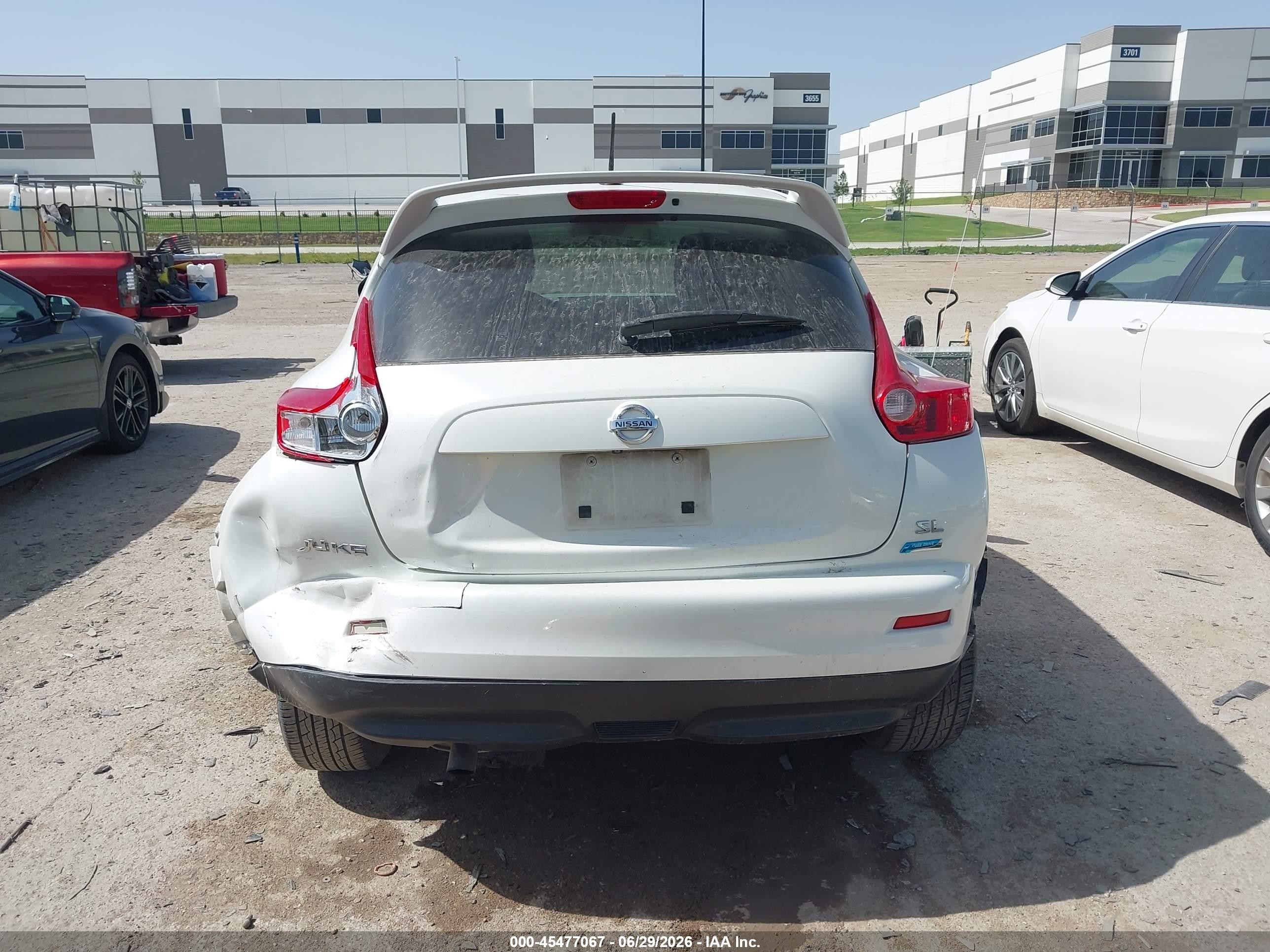 2014 Nissan Juke Sl White vin: JN8AF5MR6ET357833