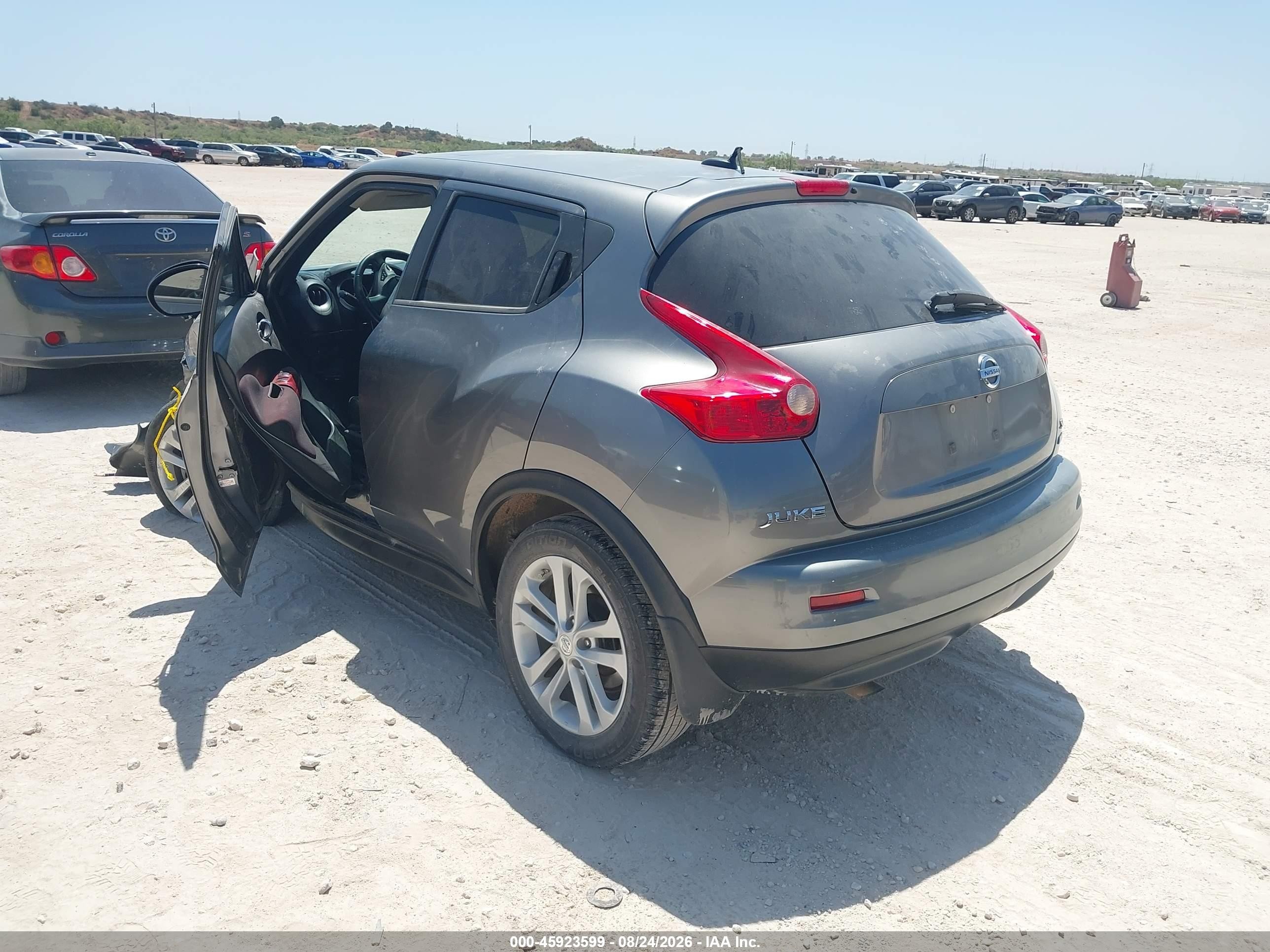 2014 Nissan Juke Sl Gray vin: JN8AF5MR6ET454854