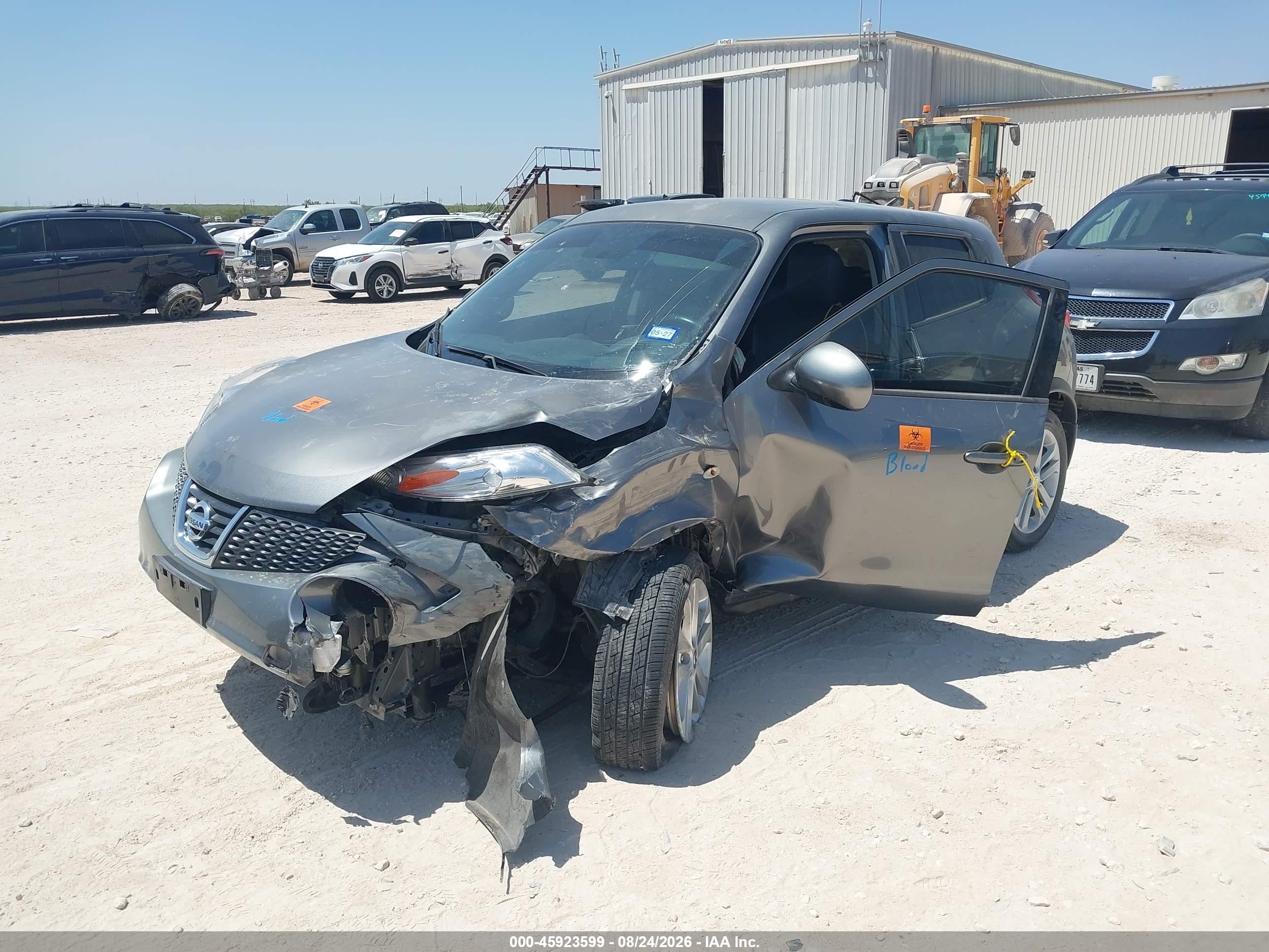 2014 Nissan Juke Sl Gray vin: JN8AF5MR6ET454854