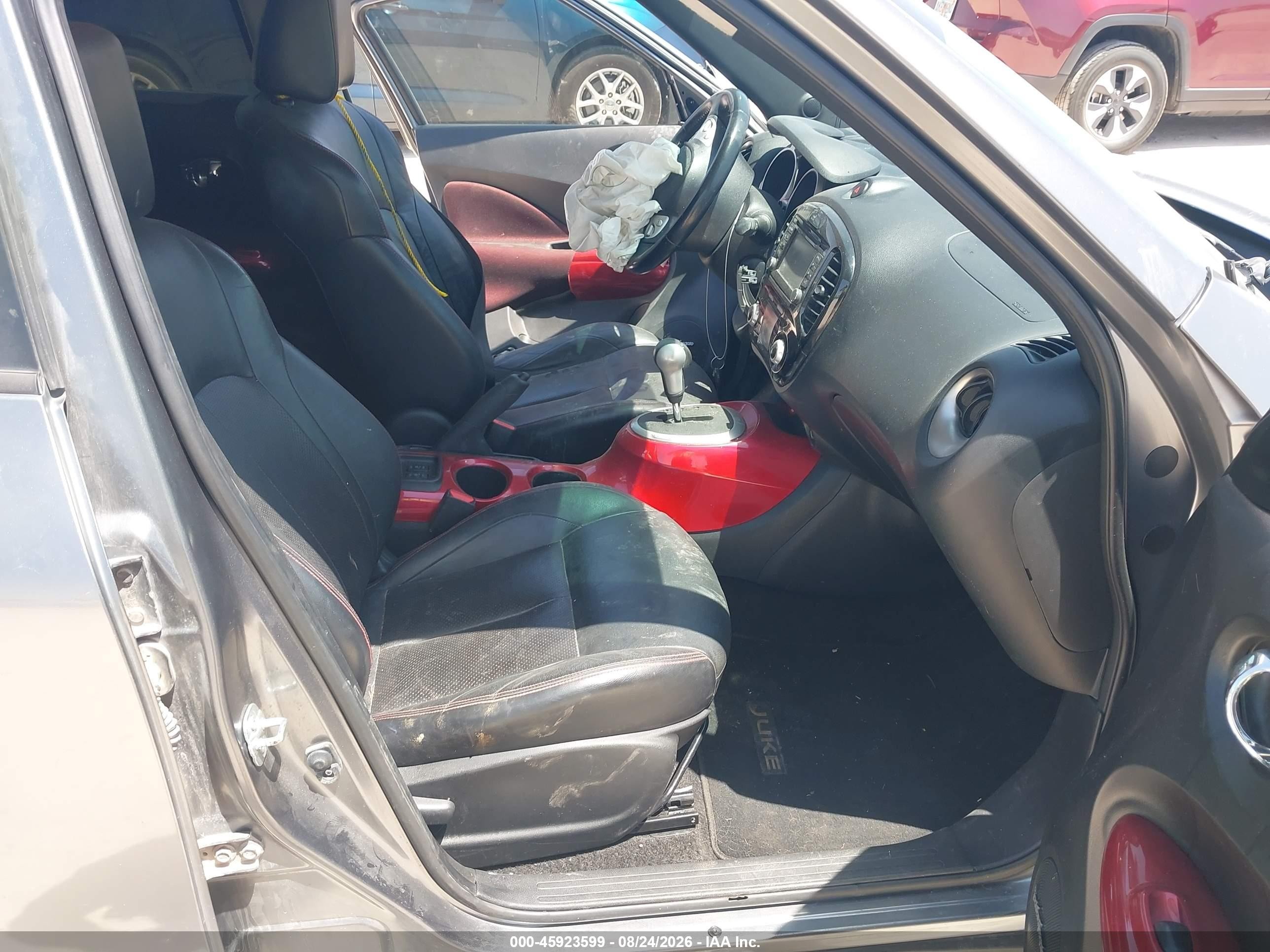 2014 Nissan Juke Sl Gray vin: JN8AF5MR6ET454854