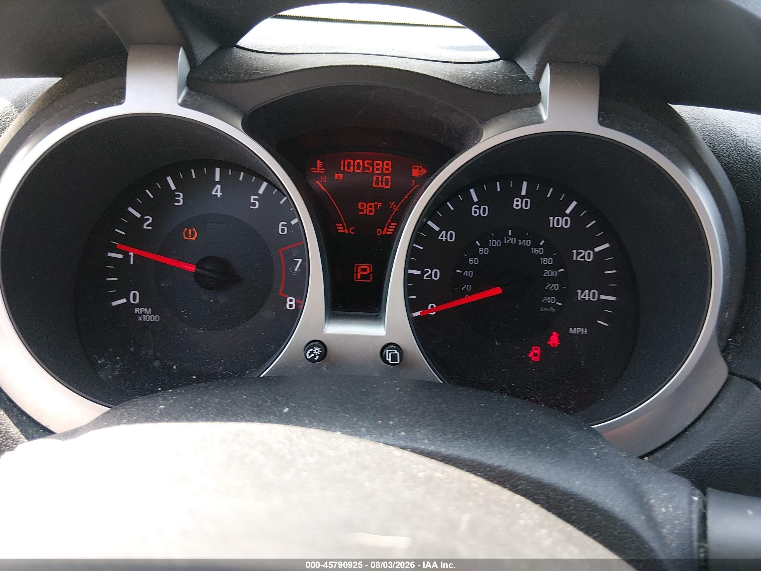 2015 Nissan Juke Sv Red vin: JN8AF5MR6FT503066