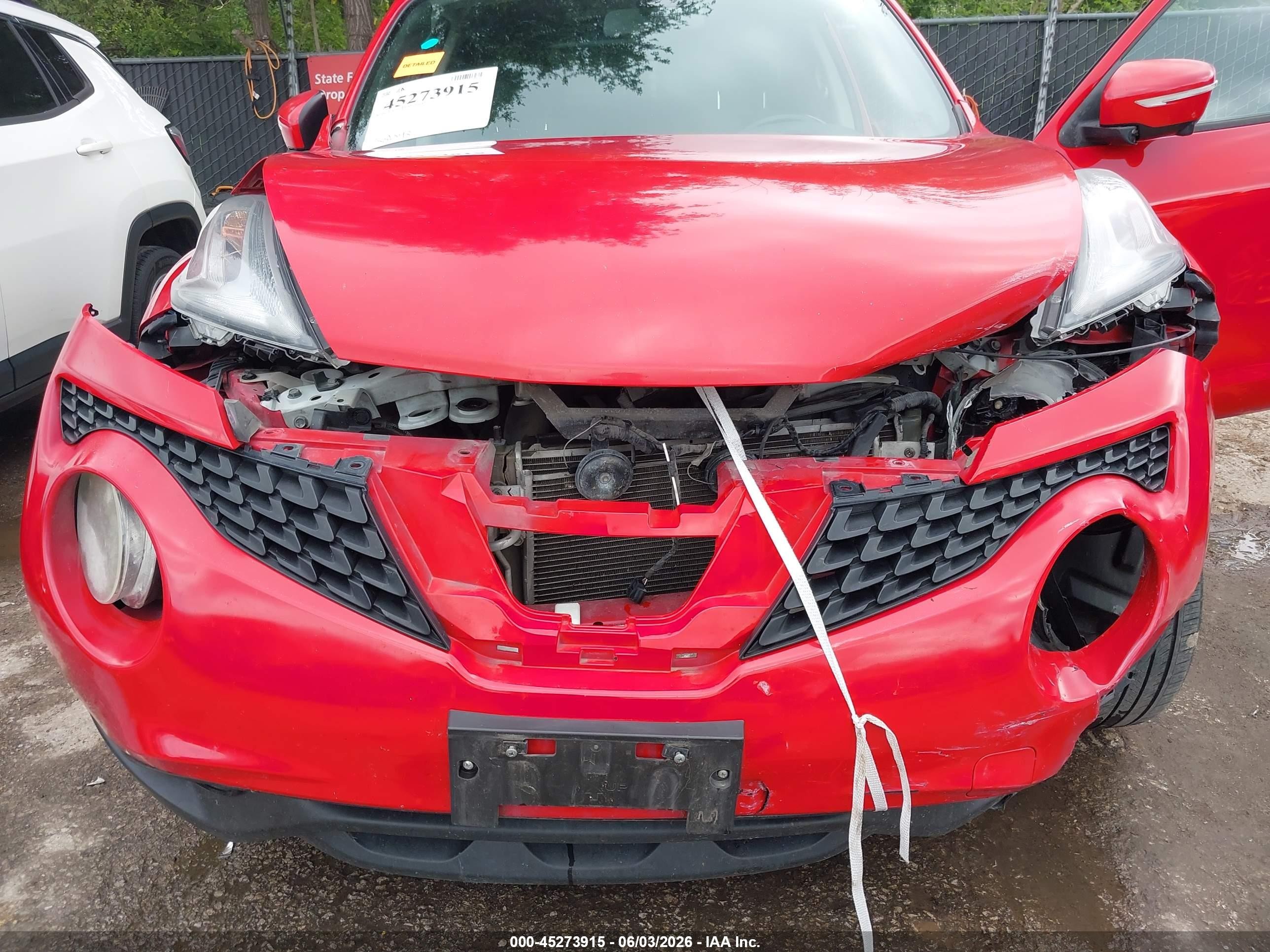 2015 Nissan Juke Sv Red vin: JN8AF5MR6FT508820