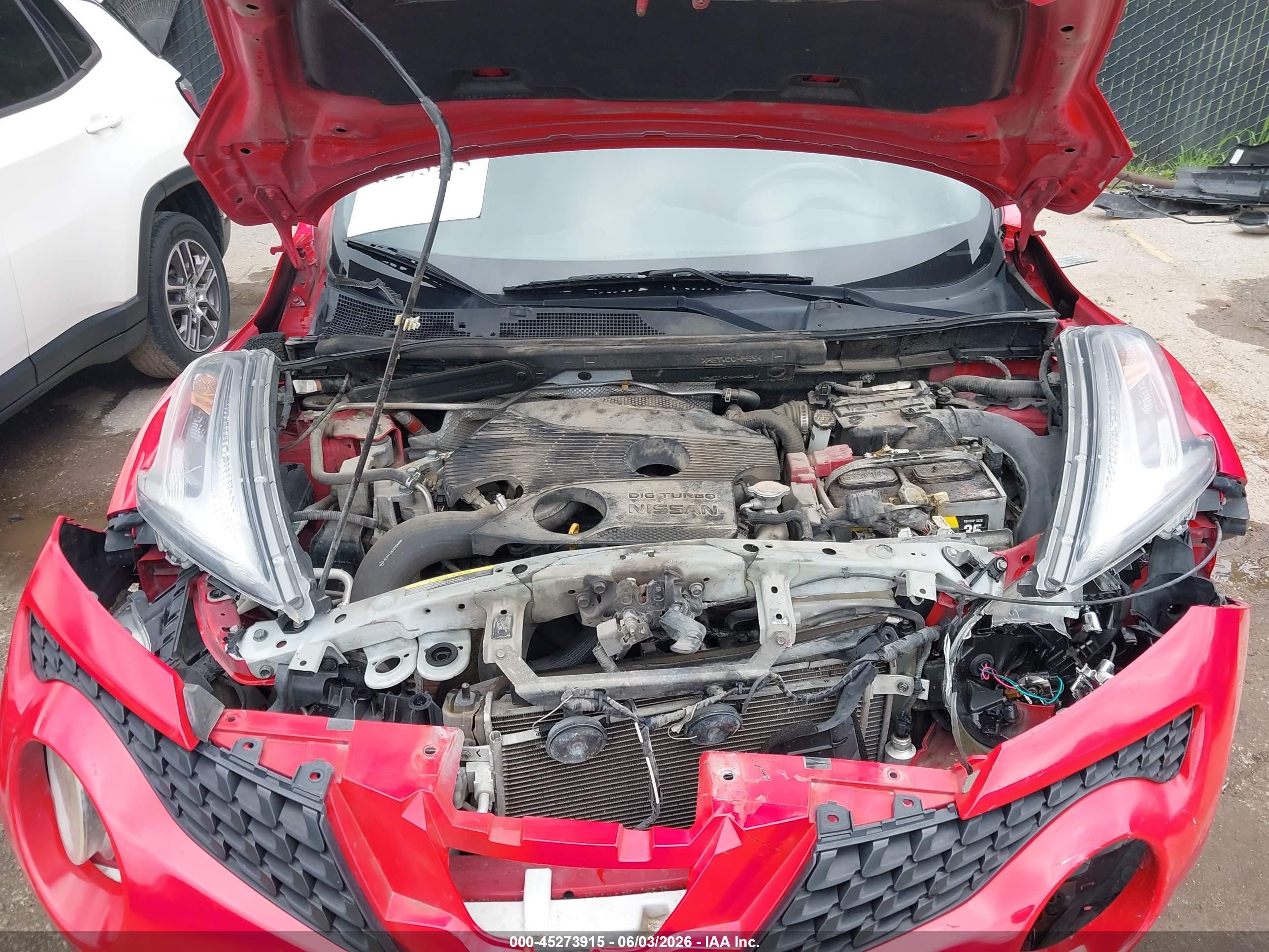 2015 Nissan Juke Sv Red vin: JN8AF5MR6FT508820